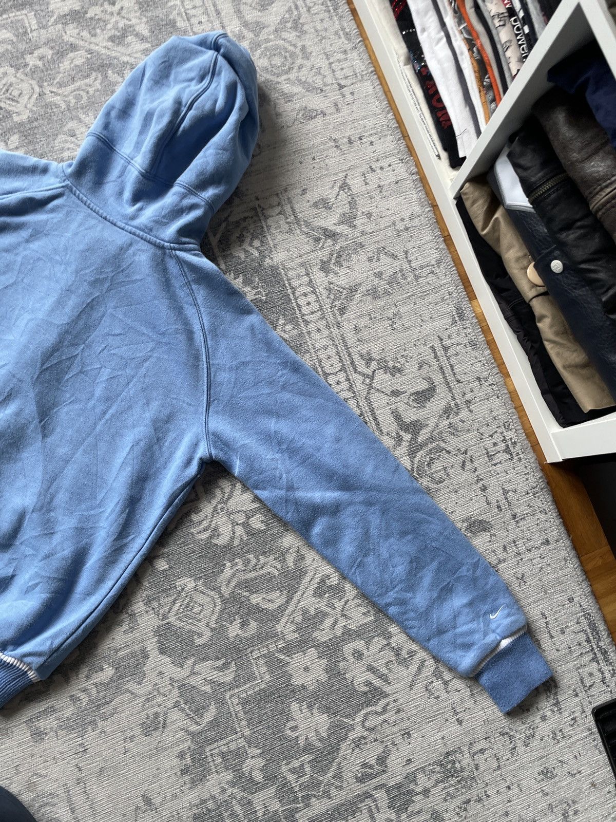 Japanese Brand × Nike × Vintage Vintage Nike Carolina Zip Hoodie Big Logo Cropped Japanese Size US S / EU 44-46 / 1 - 10 Thumbnail