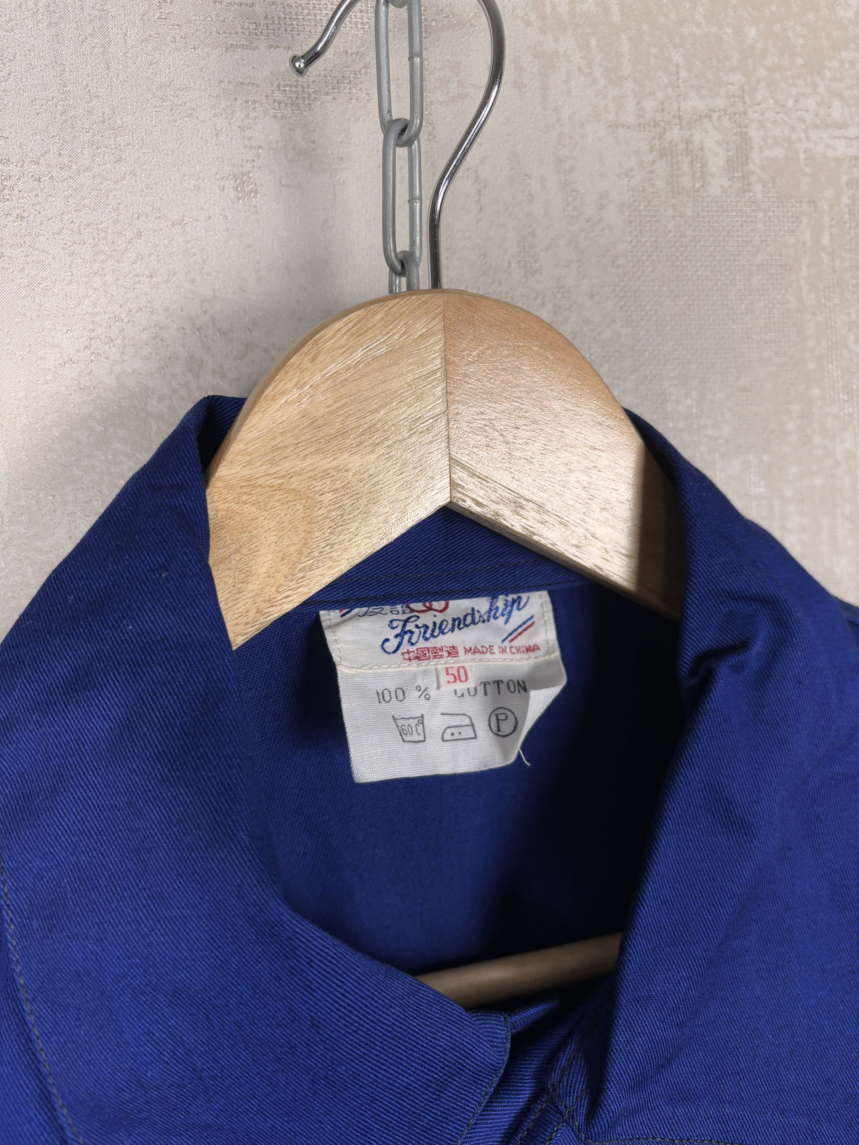 Le Laboureur × Vintage 80s Vintage Friendship French Chinese Work Overalls Workwear Size US M / EU 48-50 / 2 - 5 Thumbnail