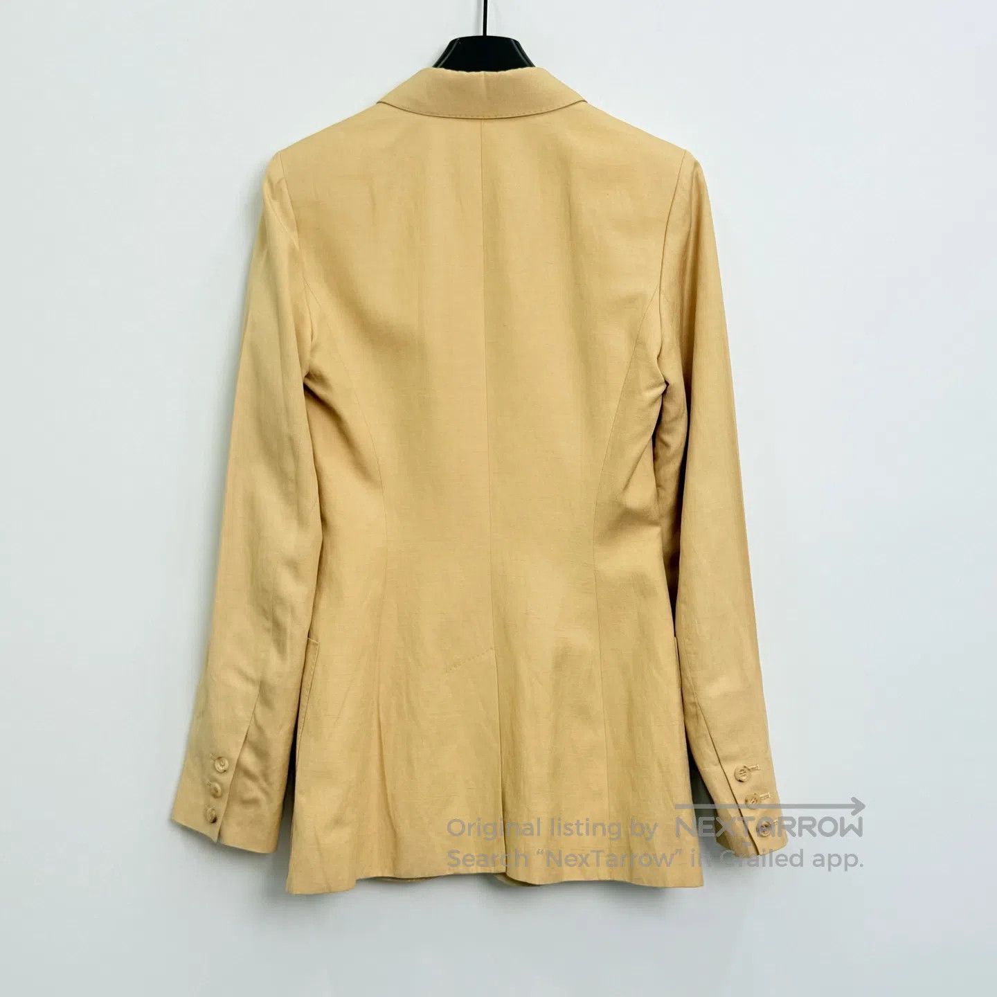 Hermes Hermes Linen Single Breasted Blazer| Size XS / US 0-2 / IT 36-38 - 3 Thumbnail