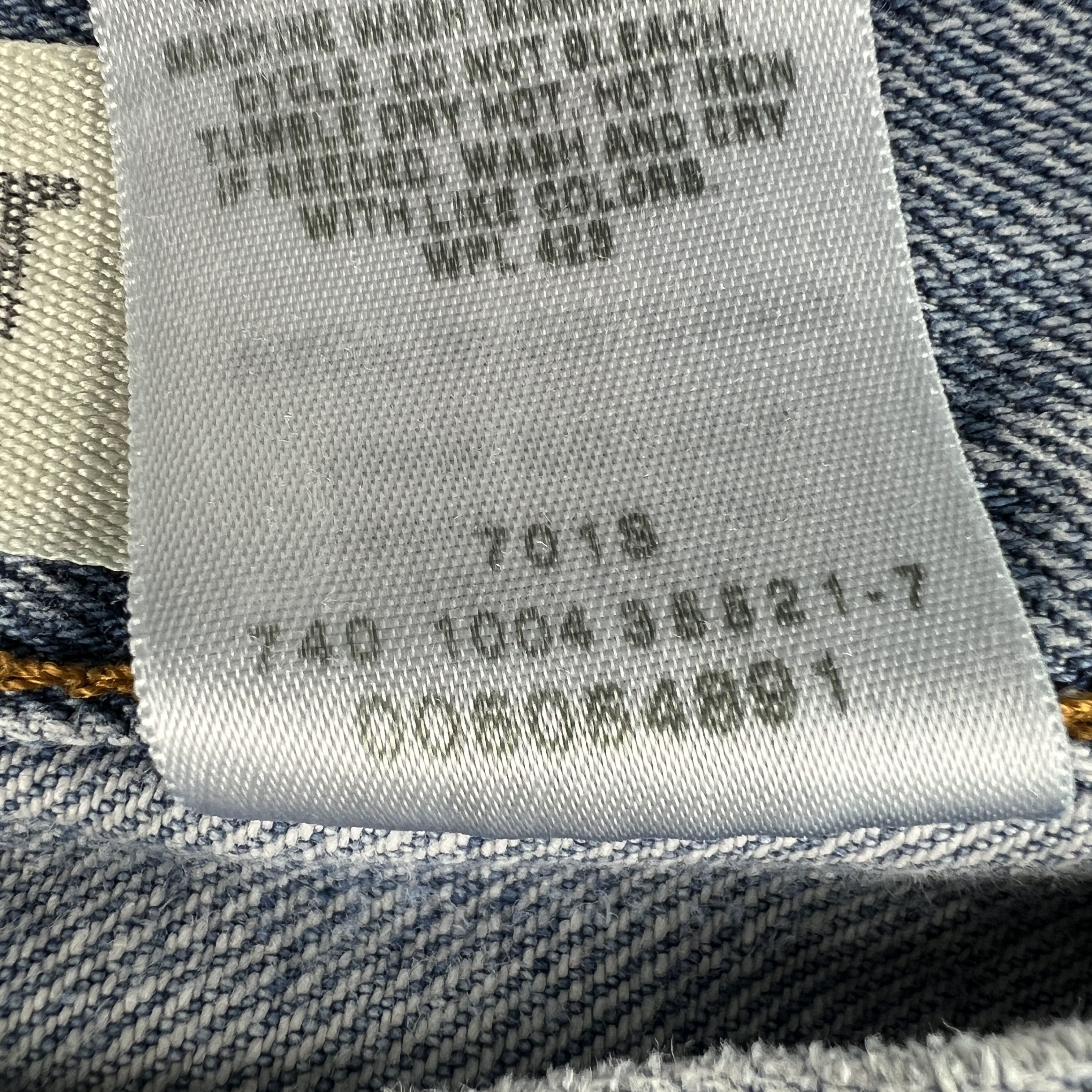 Levi's × Vintage Y2K Levi's Jeans 505 Straight Blue Faded Cotton Denim Size US 34 / EU 50 - 8 Thumbnail