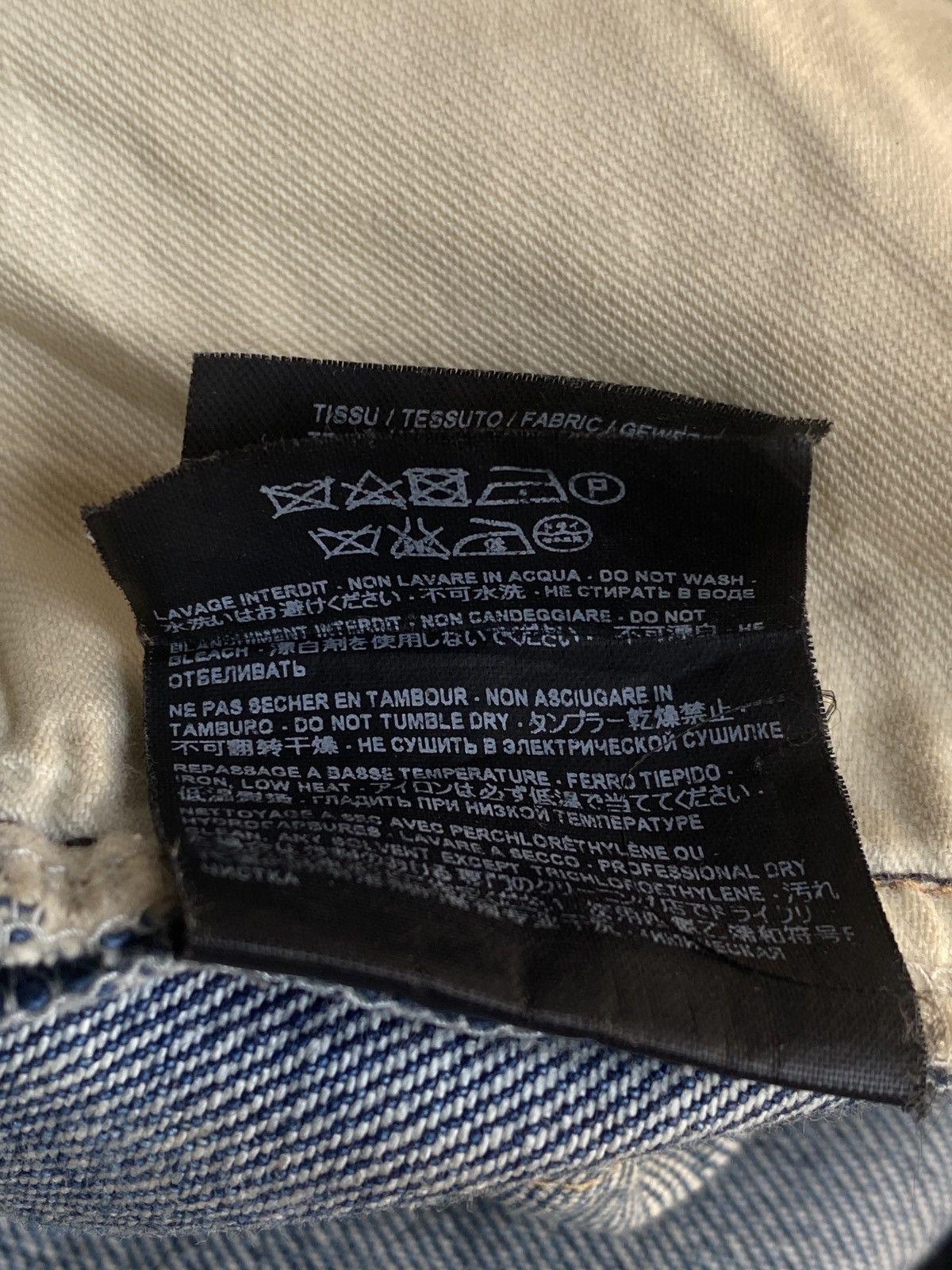 Saint Laurent Paris Saint Laurent Paris - Surf Sound D01 Distressed Crash Denim Size US 32 / EU 48 - 12 Thumbnail