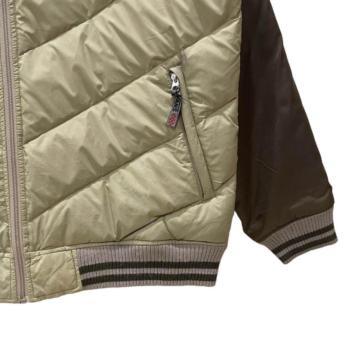 Vans × Vintage Vintage 90s VANS Puffer Zipper Bomber Jacket Size US L / EU 52-54 / 3 - 5 Thumbnail