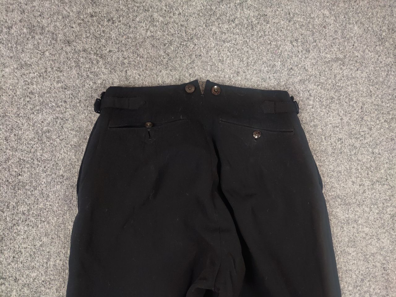 Vintage 1950's Vintage High Waist Fishtail Suspender Buckle Pants Size US 30 / EU 46 - 11 Thumbnail