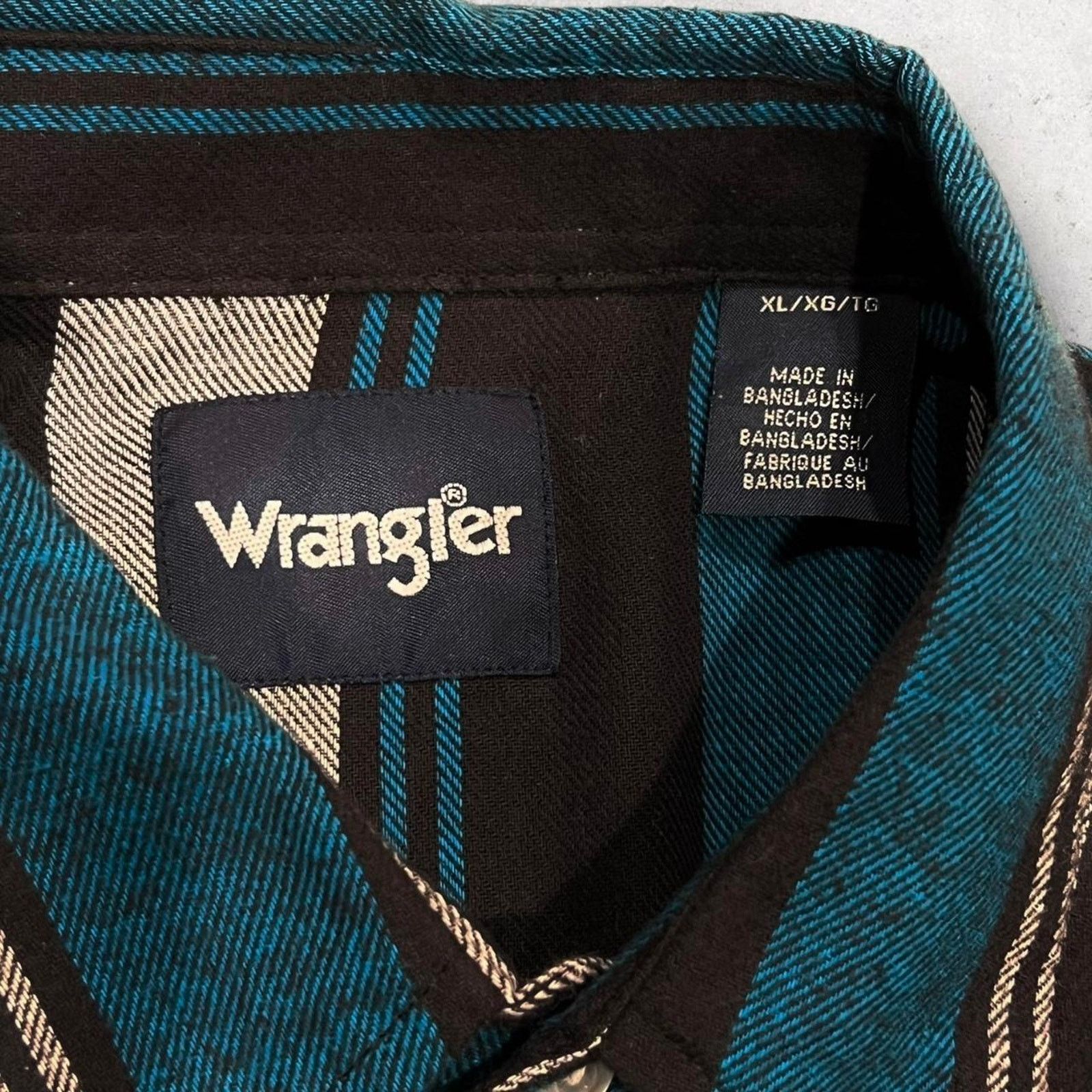 Wrangler Wrangler NWT Western Striped Long Sleeve Wool ButtonUp Shirt Size US XL / EU 56 / 4 - 4 Thumbnail