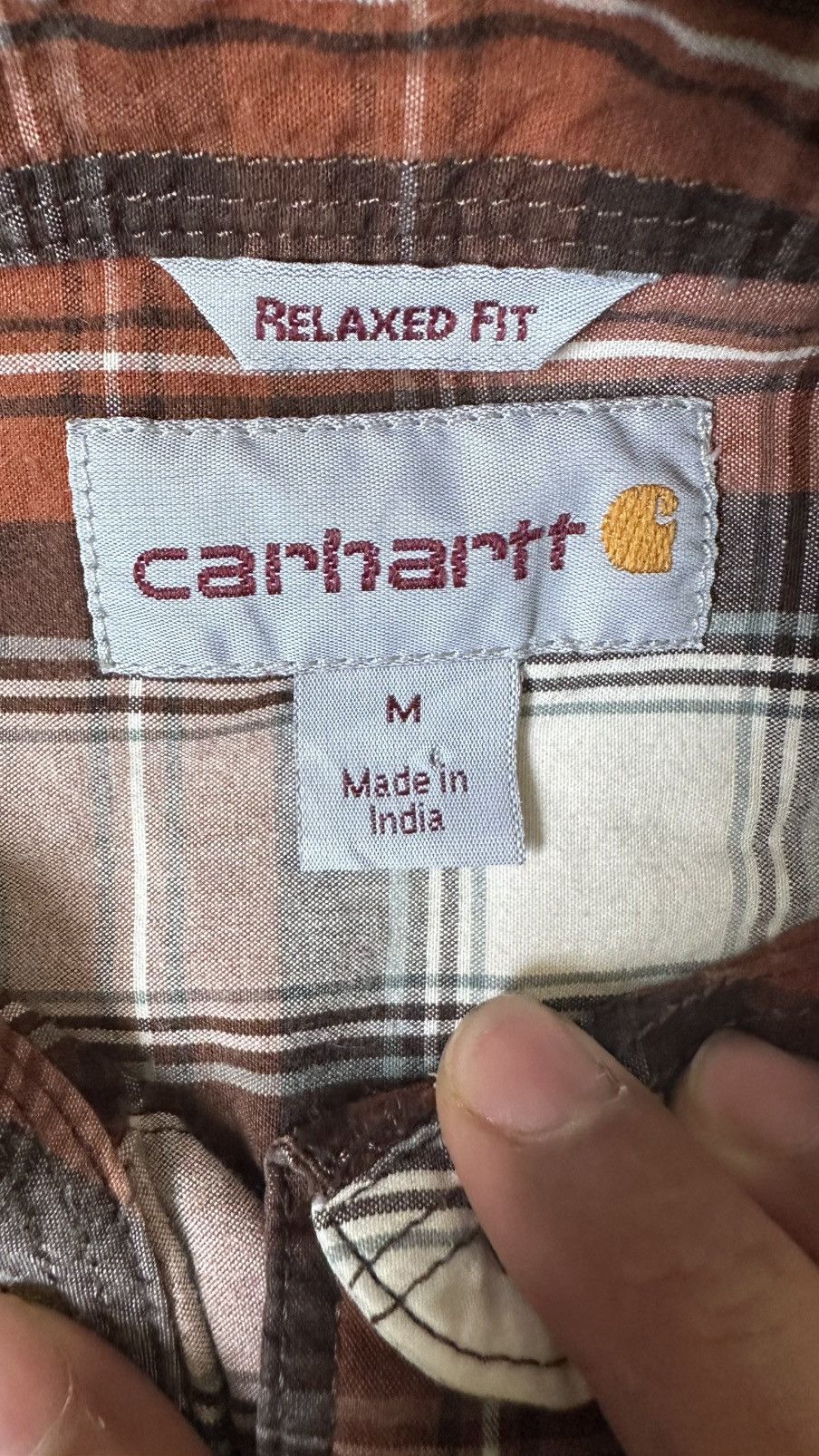 Carhartt VINTAGE Y2K CARHARTT CHECKERED SHIRT Size US M / EU 48-50 / 2 - 6 Thumbnail
