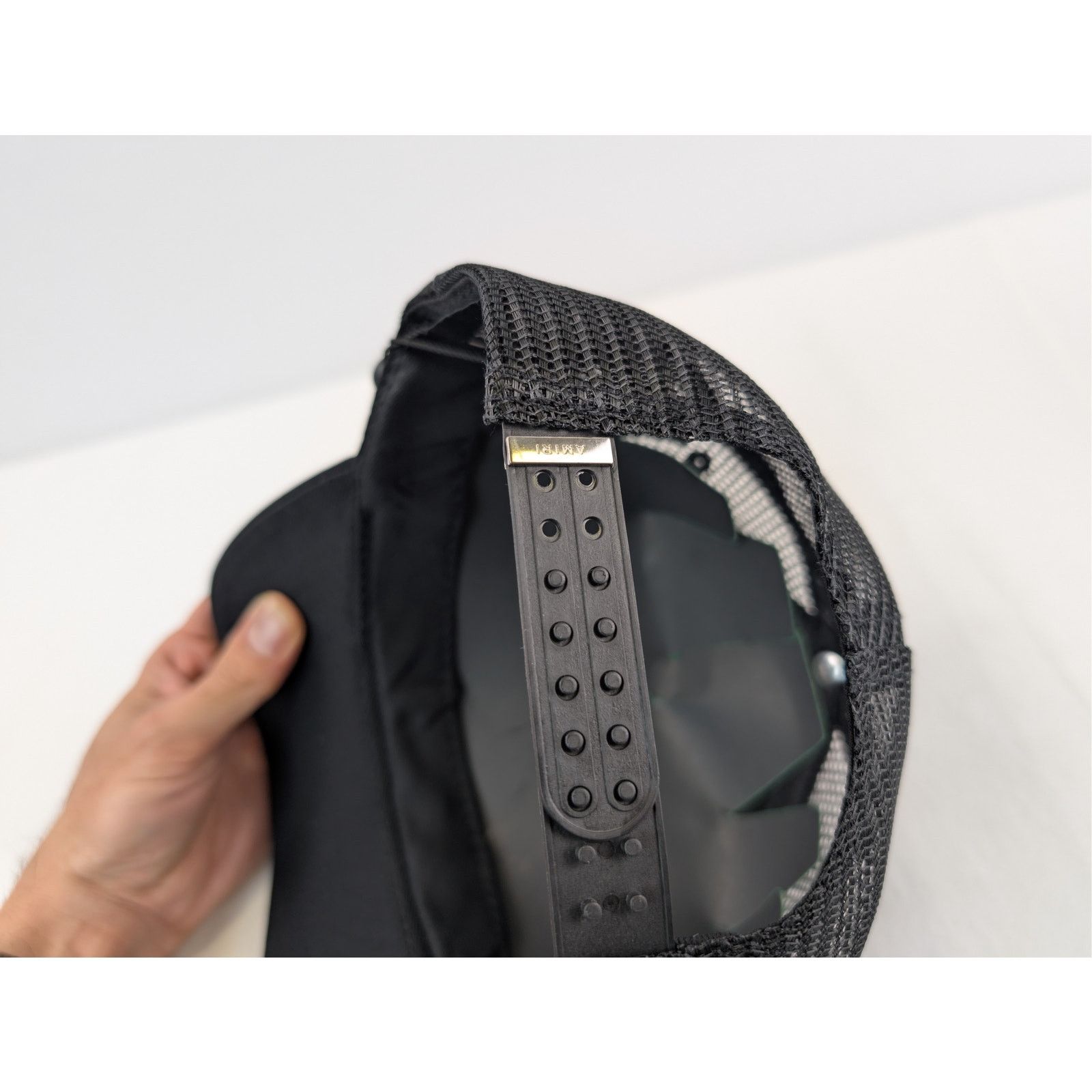 Amiri o1rshd1 Q:3 / Trucker Cap / Hat in Black / Carolina Blue Size ONE SIZE - 16 Thumbnail