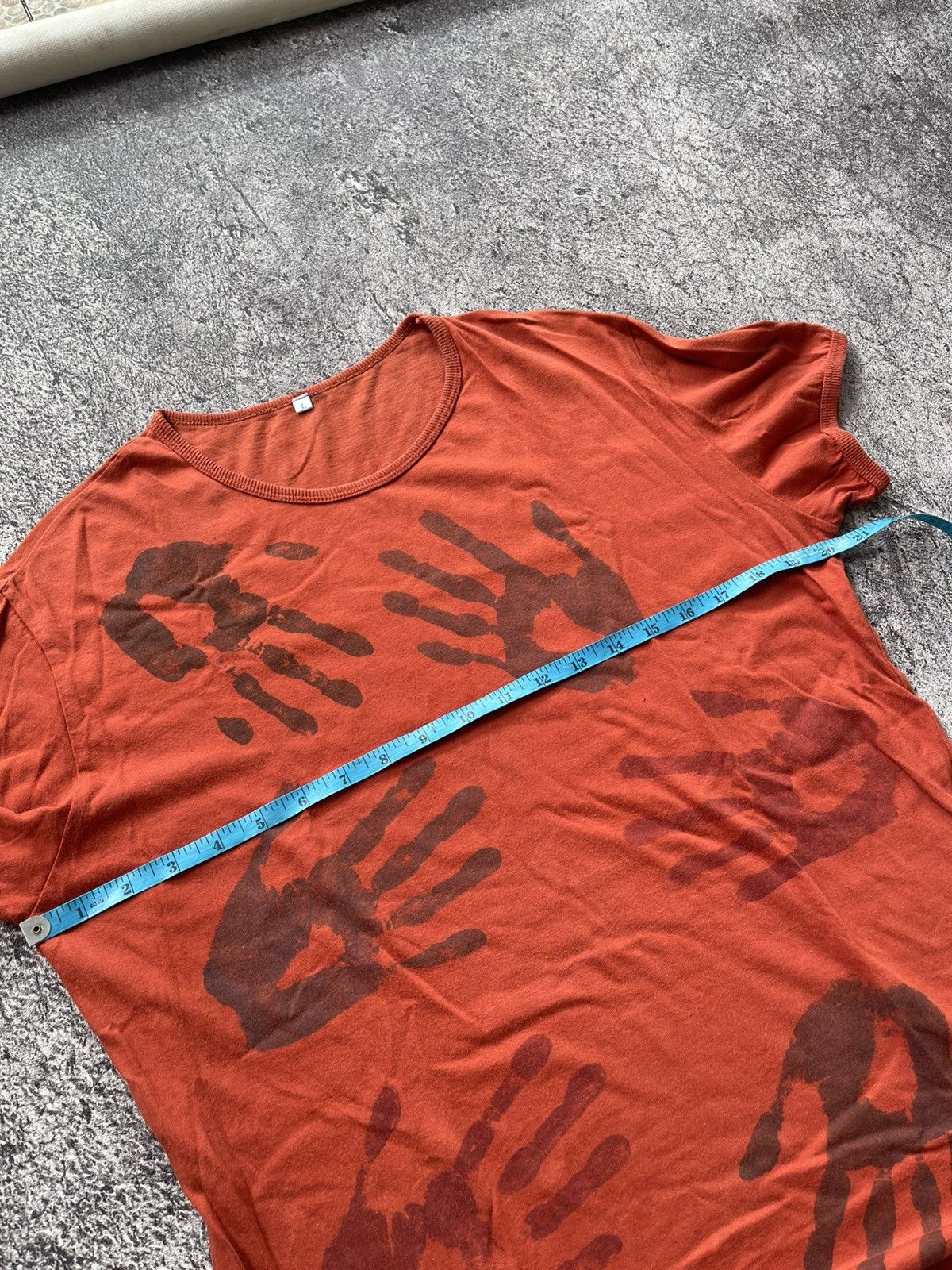 RERE VIVIENNE WESTWOOD MAN HAND PRINT TEE