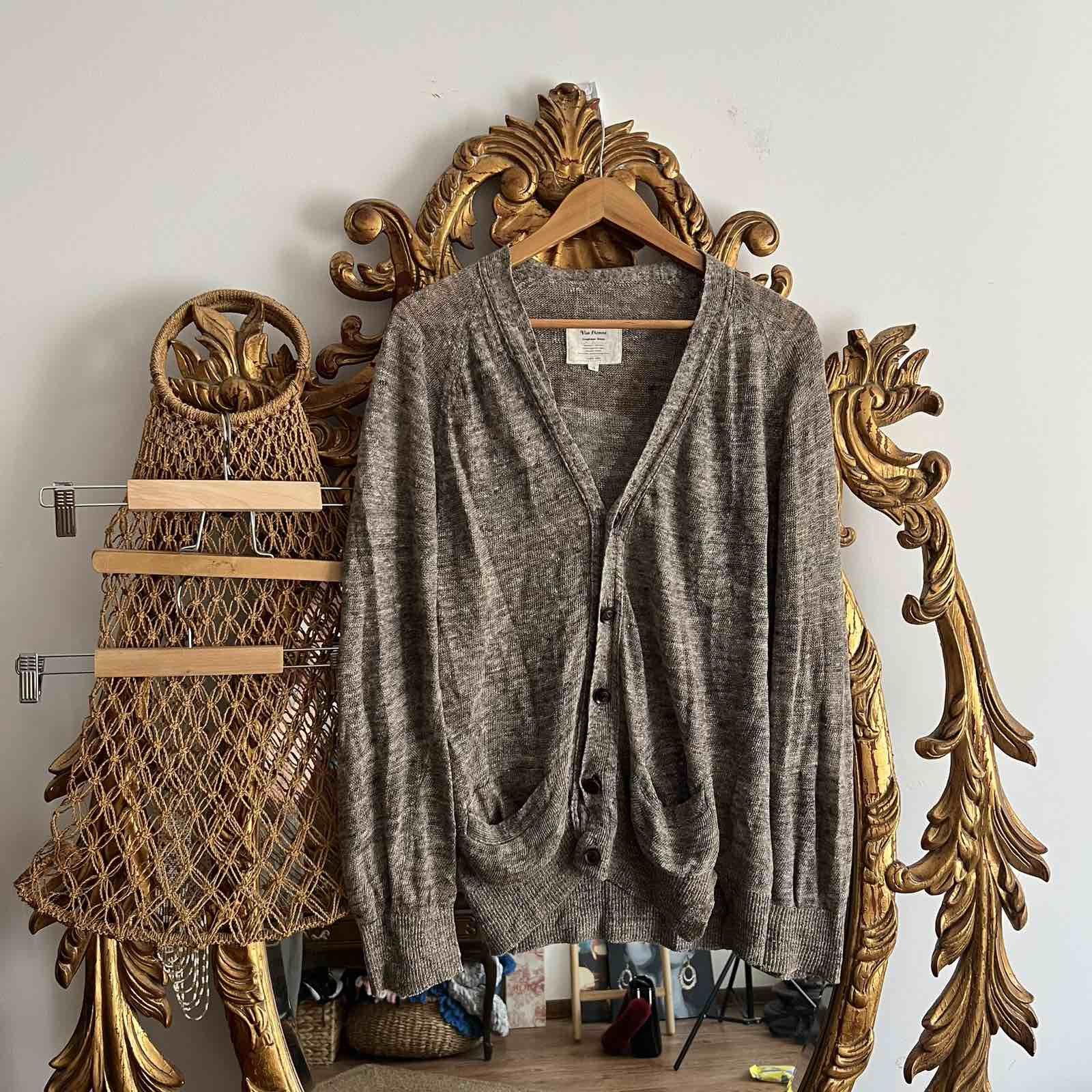 Designer × Japanese Brand × Vlas Blomme Vlas Blomme Kortrijk Cardigan Sz 3 Size US XL / EU 56 / 4 - 1 Thumbnail