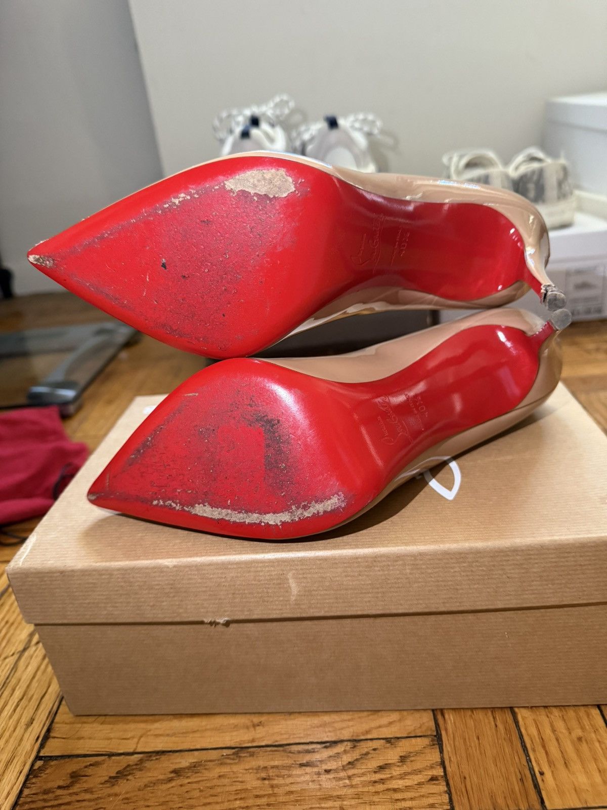 Christian Louboutin Christian Louboutin So Kate Patent Pointed-Toe Red Sole Pump Size US 10.5 / IT 40.5 - 9 Thumbnail
