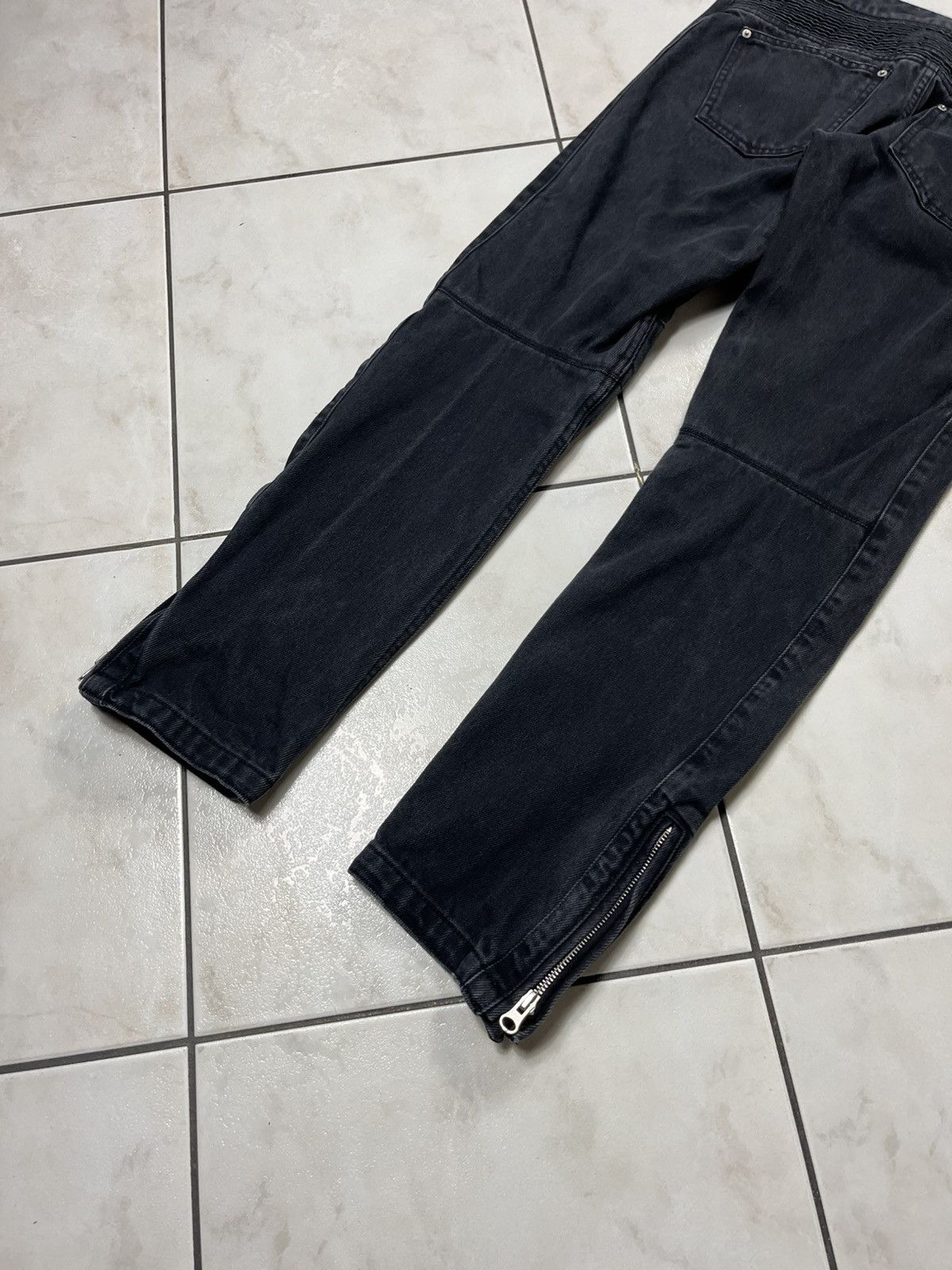 H&M × Isabel Marant × Isabel Marant Etoile Isabel Marant Pour H&M biker washed denim jeans zip pants Size US 28 / EU 44 - 17 Thumbnail
