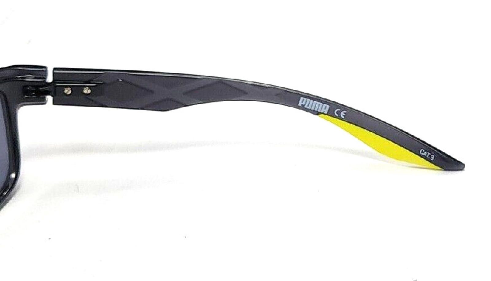 Puma Puma PU0059S 003 EXO Reverse Black Sunglasses 55-20 145 New Size ONE SIZE - 7 Thumbnail