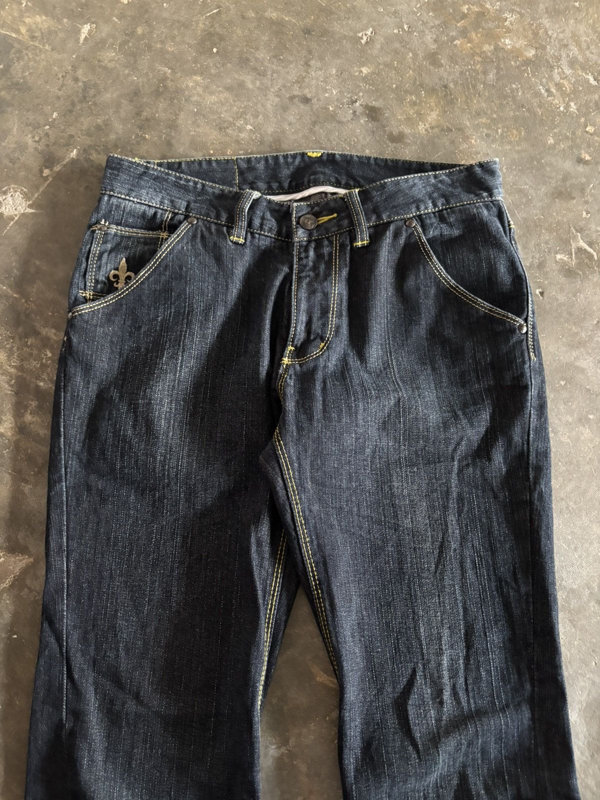 If Six Was Nine y2k zipper leg custom culture japanese jeans Size US 30 / EU 46 - 2 Thumbnail