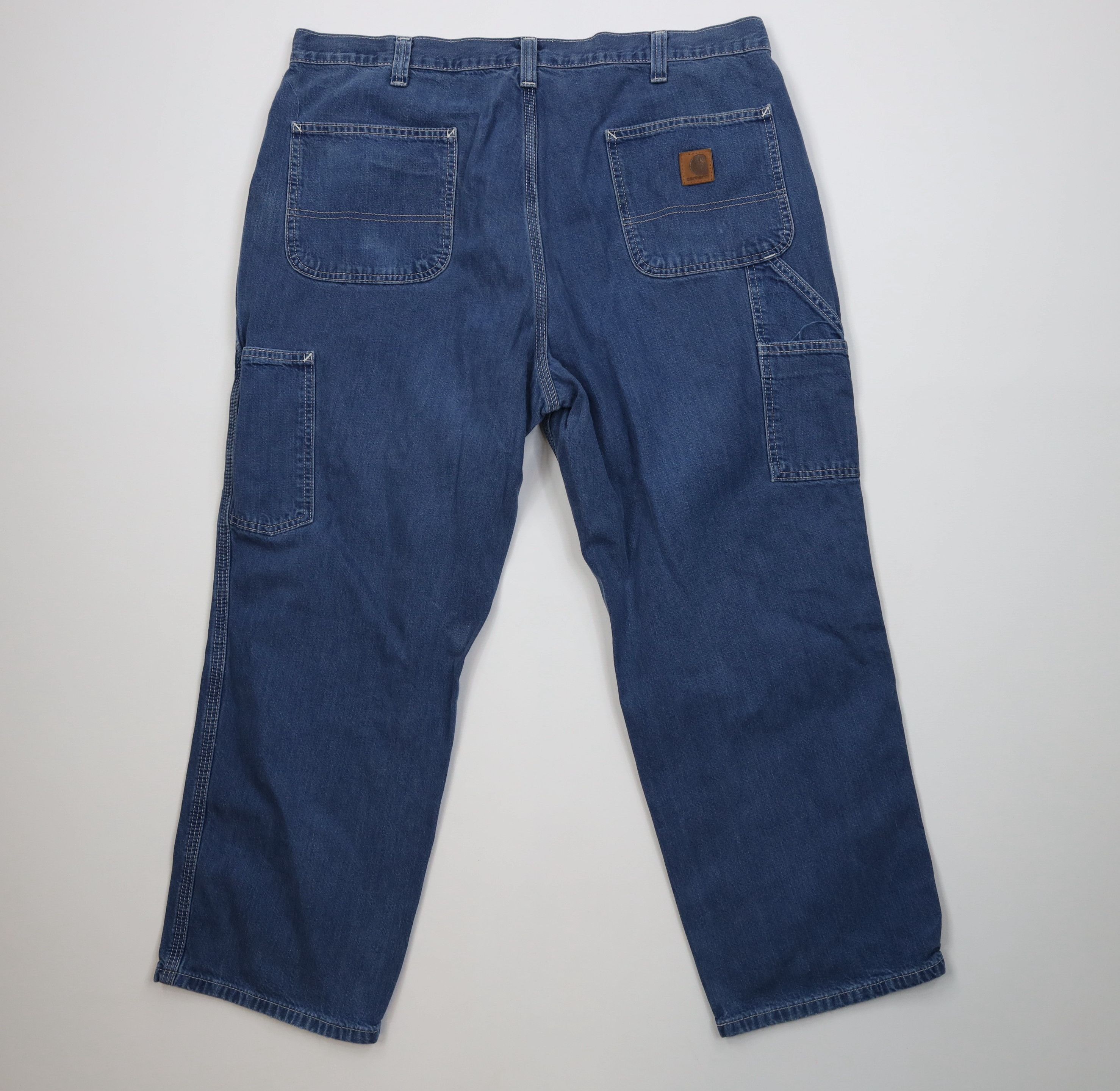 Carhartt Vintage Y2K Carhartt Wide Leg Dungaree Denim Jeans Blue Size US 38 / EU 54 - 11 Thumbnail