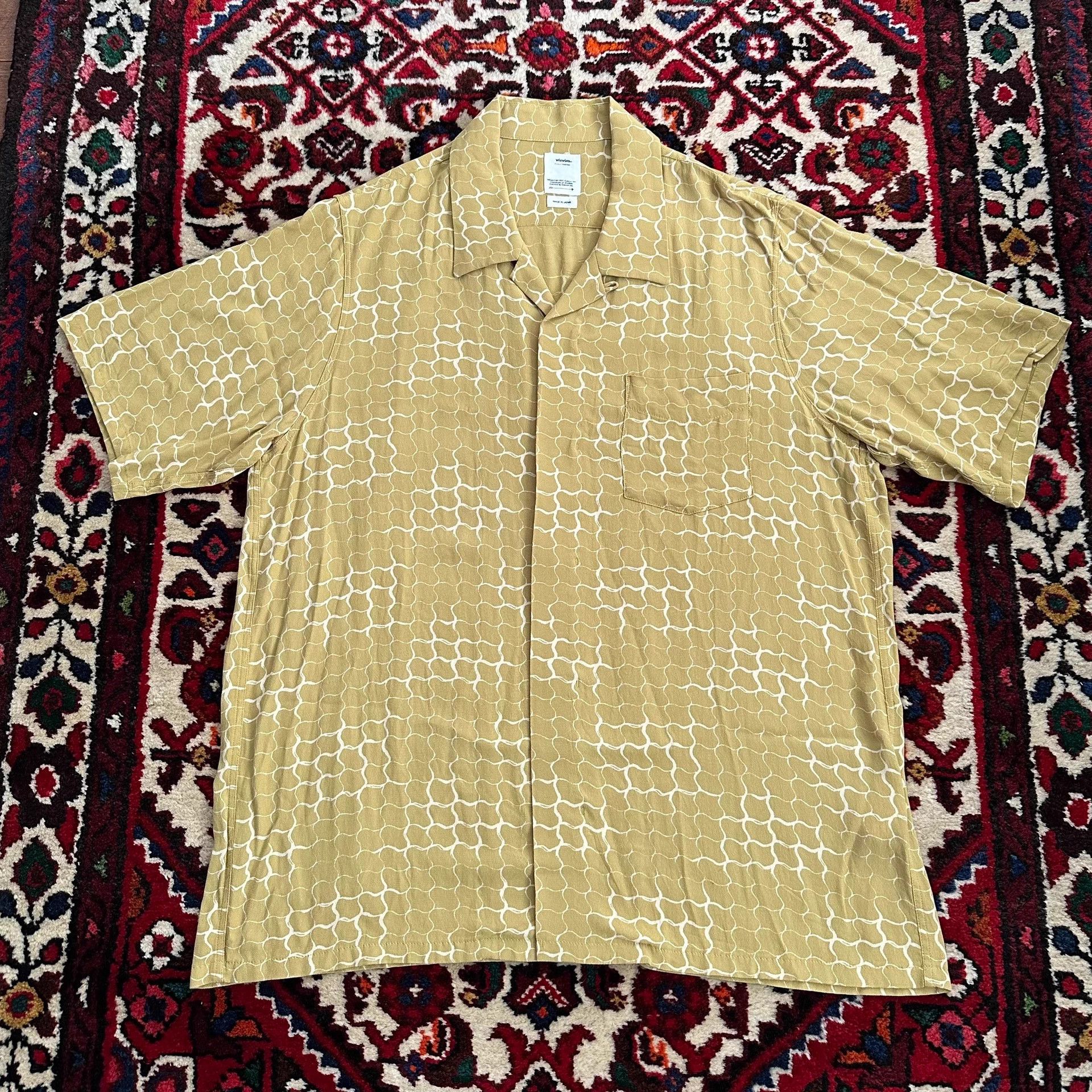 Visvim Visvim Free Edge Snake Hawaiian SS Shirt 3 Ivory Size US L / EU 52-54 / 3 - 1 Thumbnail