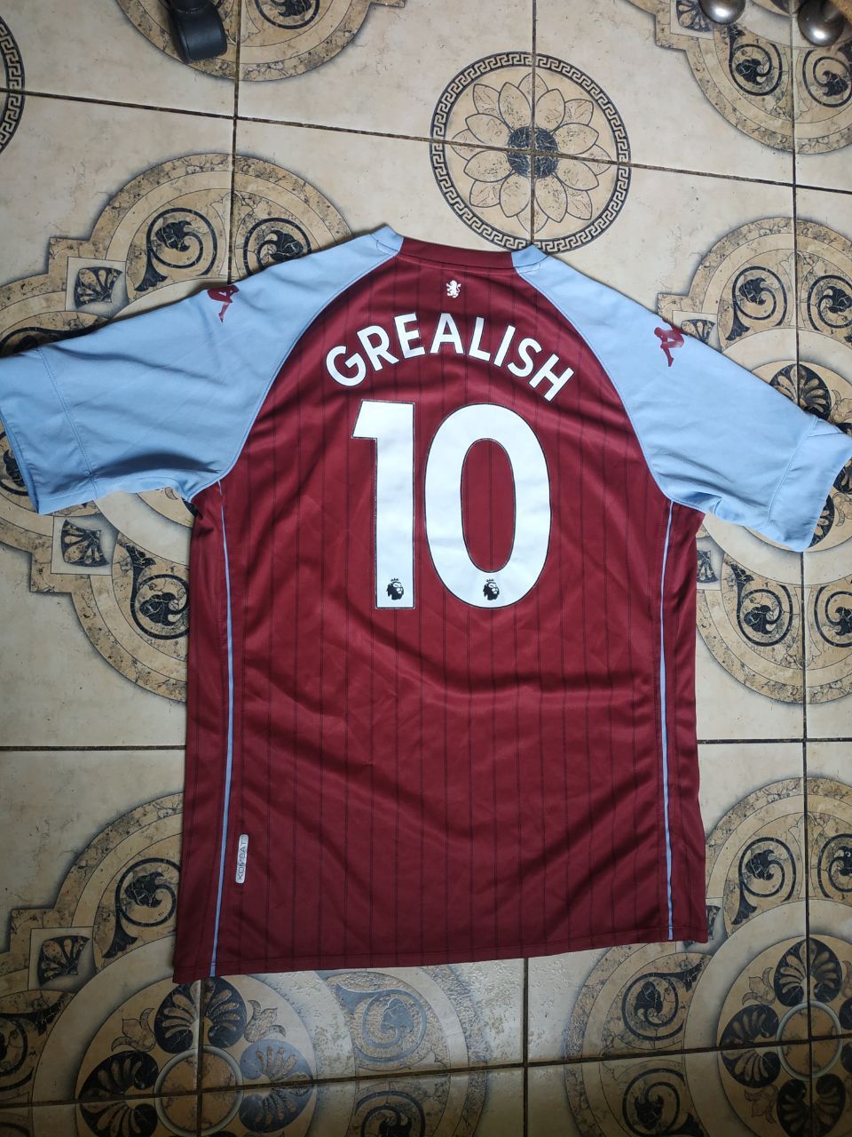 Kappa Kappa Aston Villa 2020 Grealish #10 Kombat Jersey XL Size US XL / EU 56 / 4 - 22 Thumbnail
