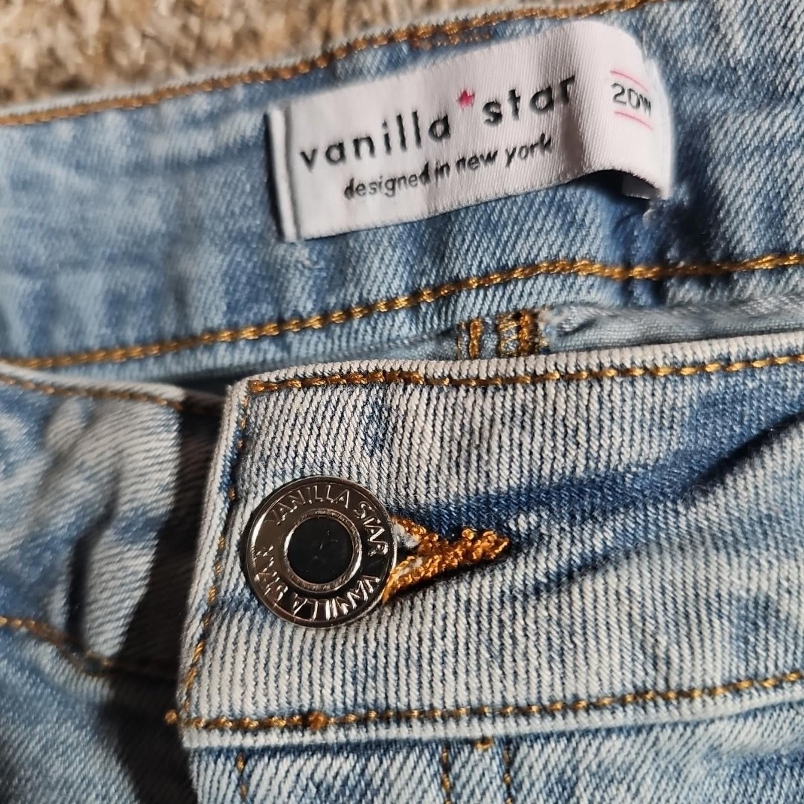 Other Vanilla Star 20W Distressed Blue Jeans Shorts Size 42" / US 20 - 3 Thumbnail