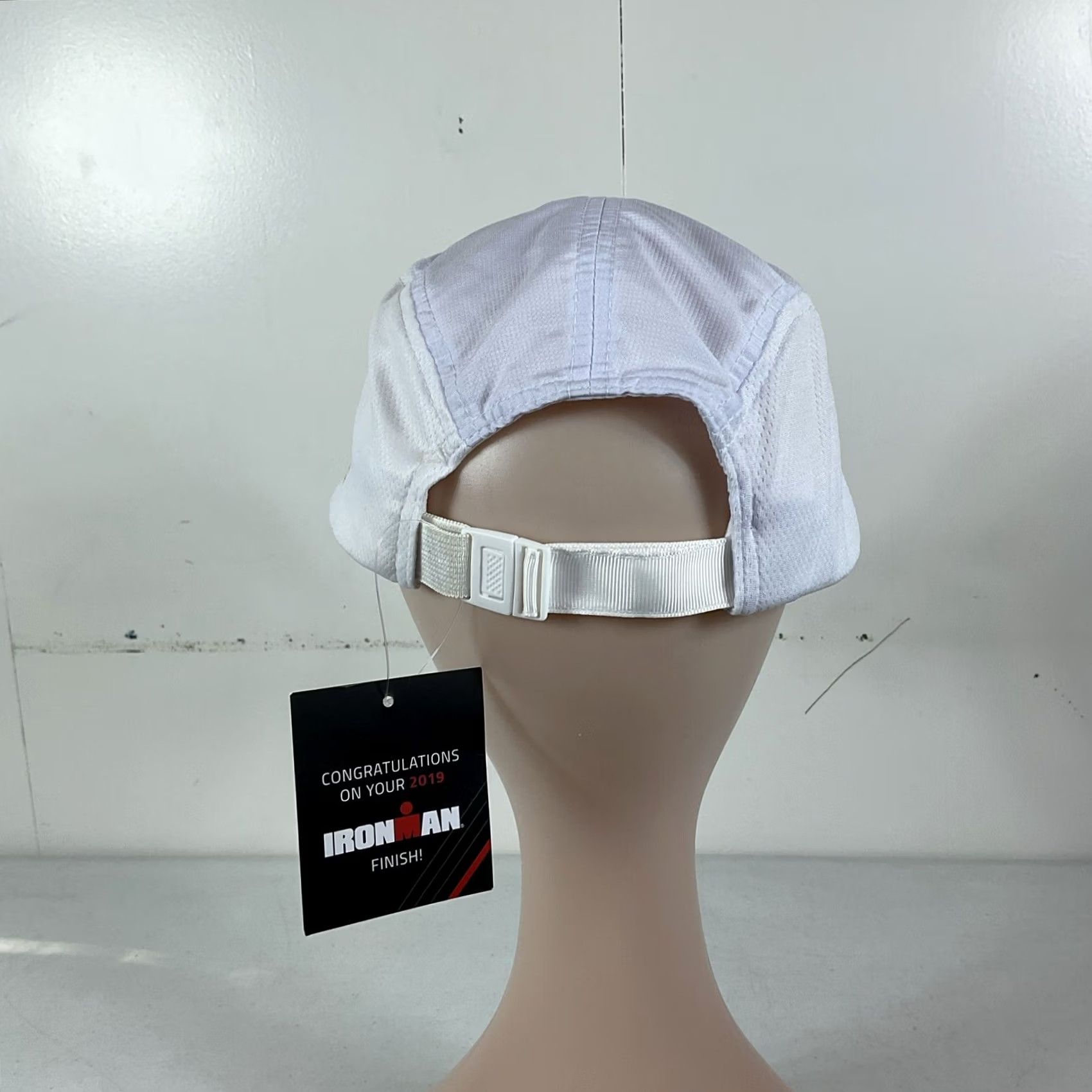 Vintage Boco Gear Ironman 70.3 Waco 2019 Finisher Hat Cap - 5 Panel White Gray NWT Size ONE SIZE - 5 Thumbnail