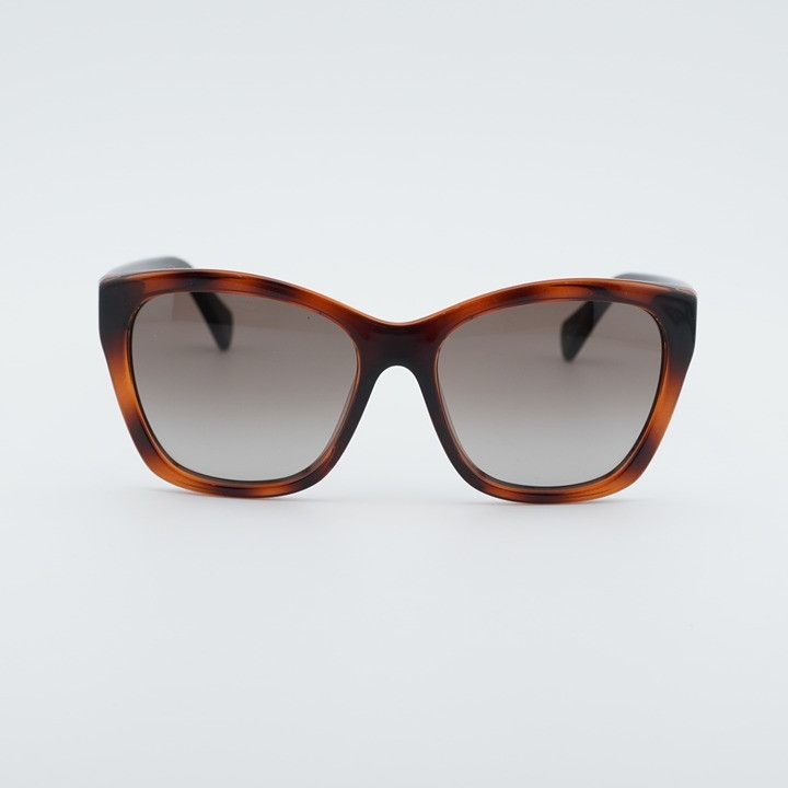 Salvatore Ferragamo Salvatore Ferragamo SF957S 214 Sunglasses Havana Cat Eye Size ONE SIZE - 6 Thumbnail