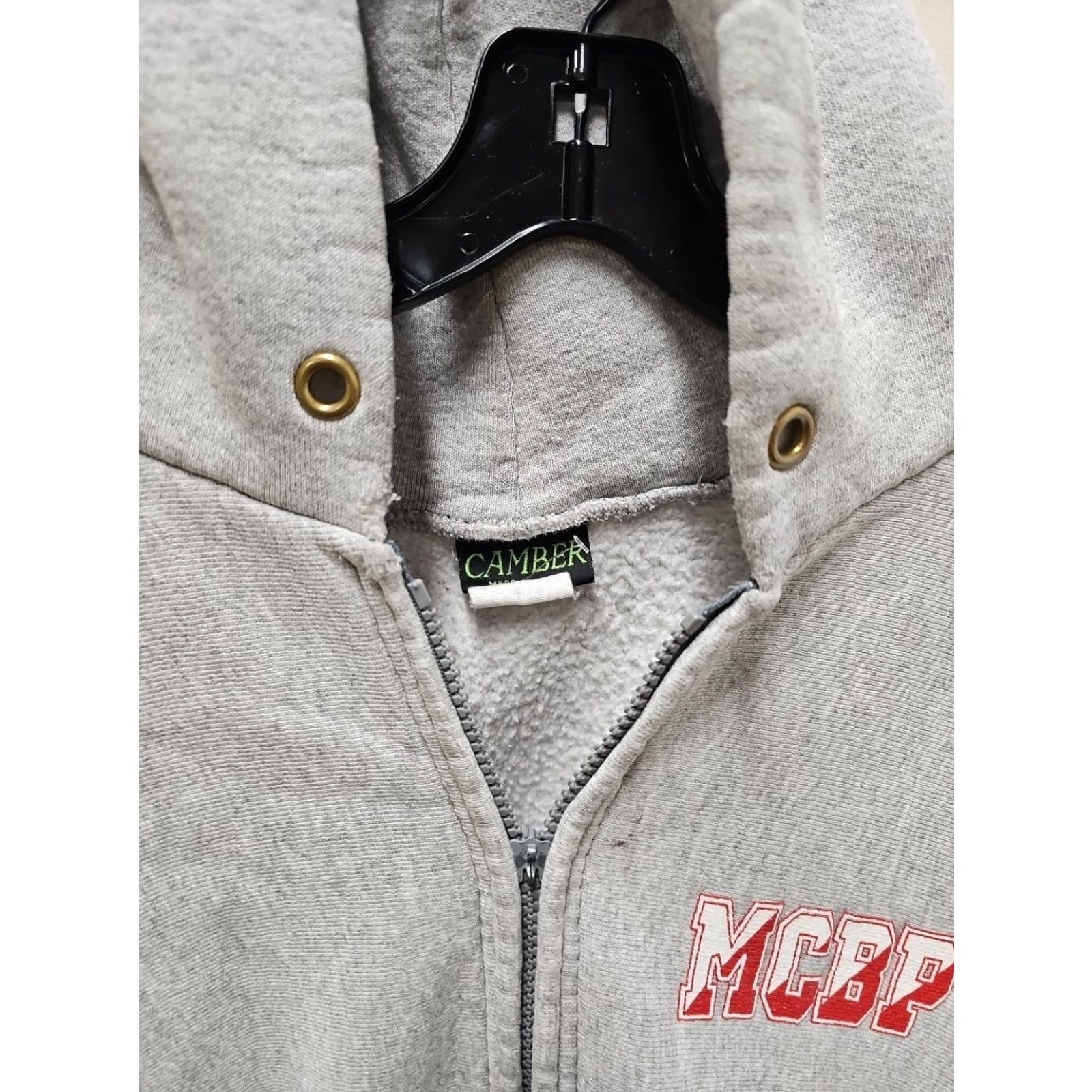 Vintage VINTAGE Camber Hoodie Mens L Gray Full Zip Heavyweight Pocketed Sweatshirt Size US L / EU 52-54 / 3 - 2 Thumbnail