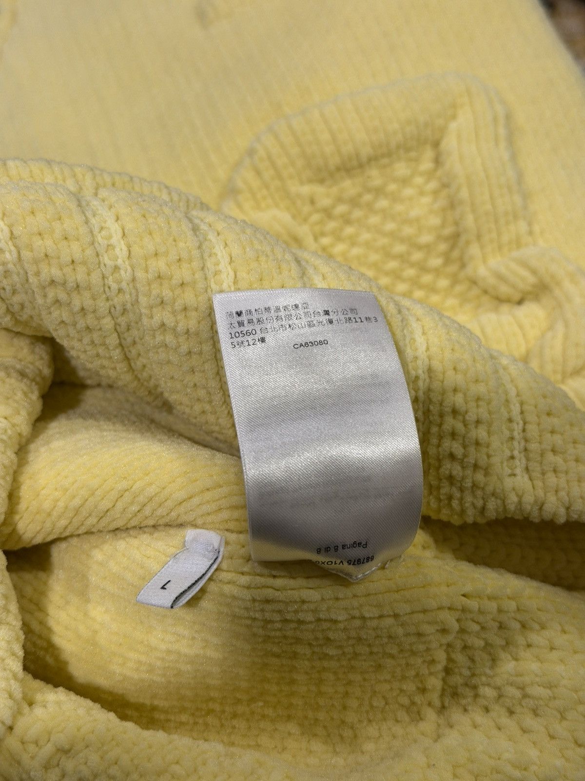 Bottega Veneta Bottega Veneta Yellow Alphabet Chenille Crewneck Sweater Size L / US 10 / IT 46 - 18 Thumbnail