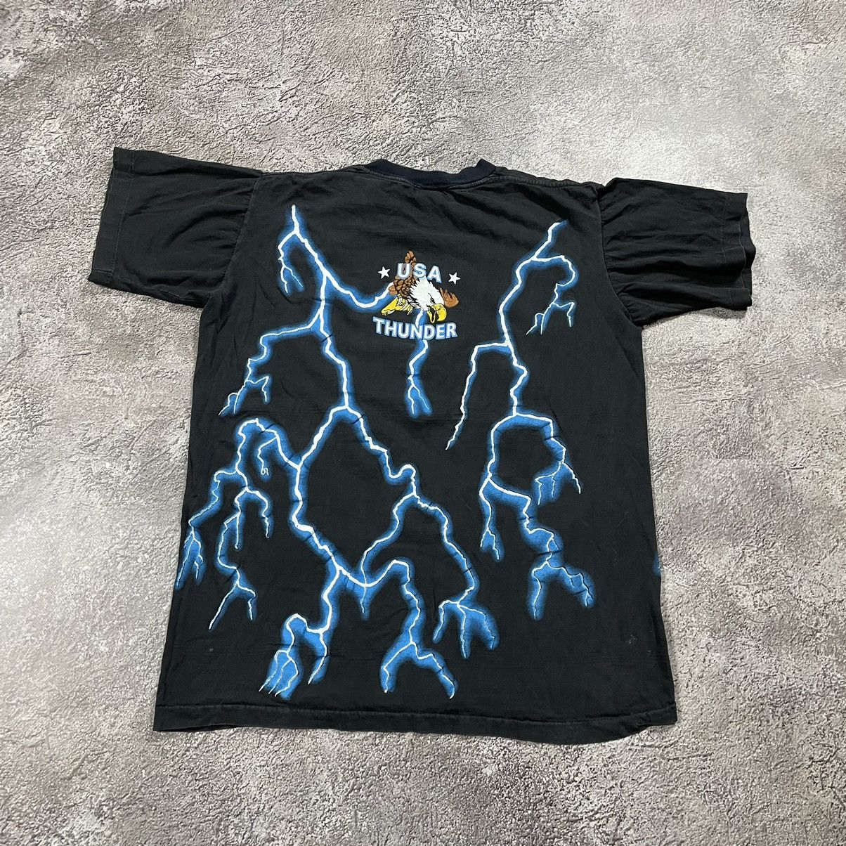 Vintage Vintage Y2K Native American Lightning Graphic Tee Grunge M Size US M / EU 48-50 / 2 - 6 Thumbnail