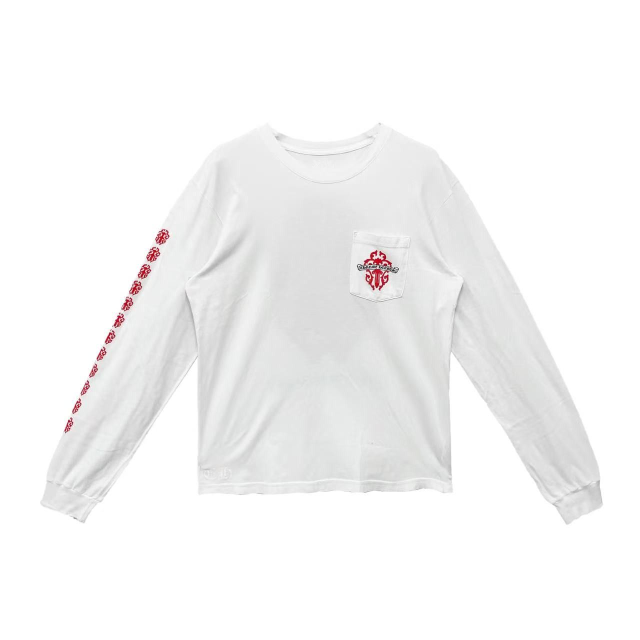 Chrome Hearts Chrome Hearts Red Dagger White Long Sleeve T-Shirt Tee Size US L / EU 52-54 / 3 - 2 Thumbnail