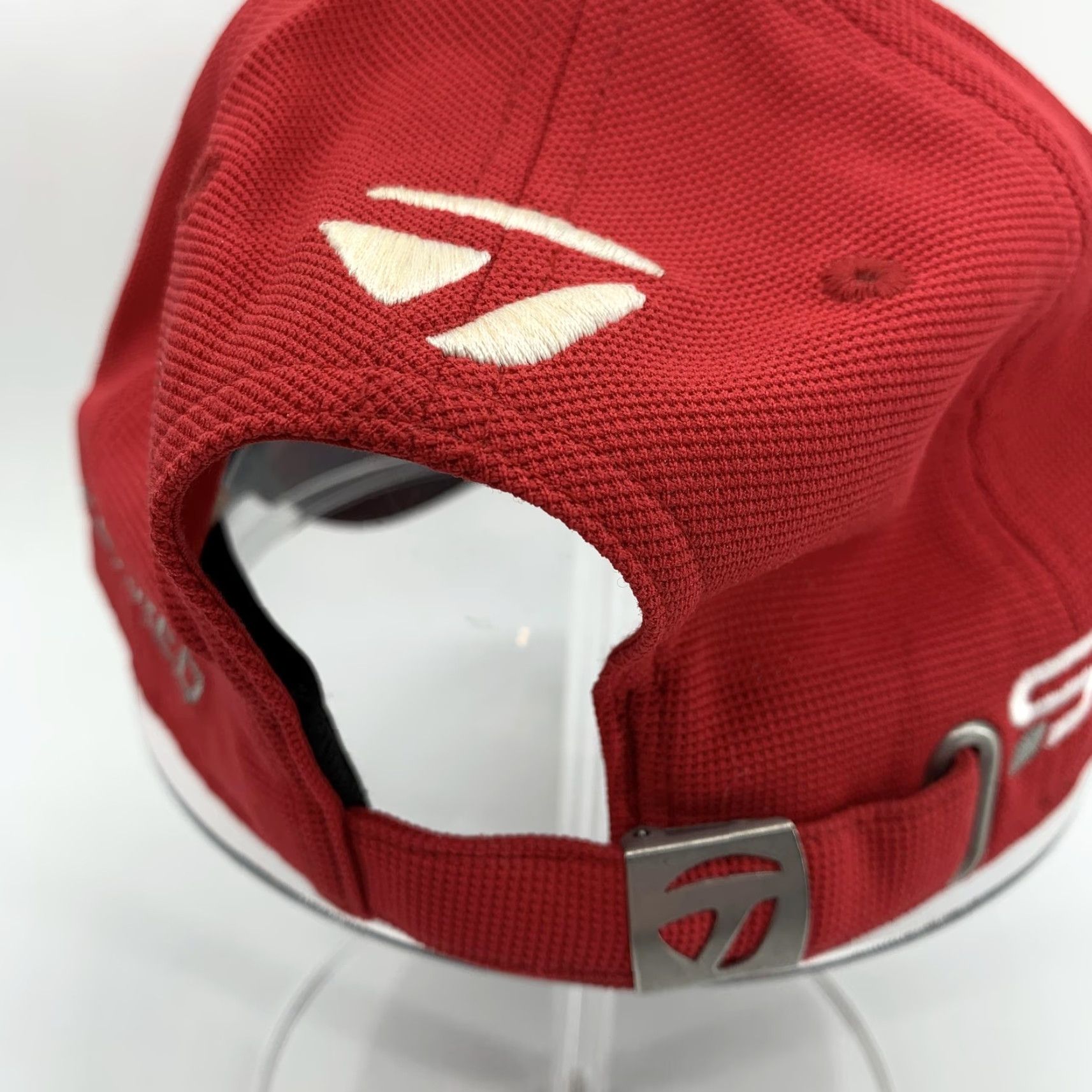 TaylorMade TaylorMade Hat Cap Strap Back Mens Red Tour Preferred SLDR Golf One Size Logo Size ONE SIZE - 6 Thumbnail