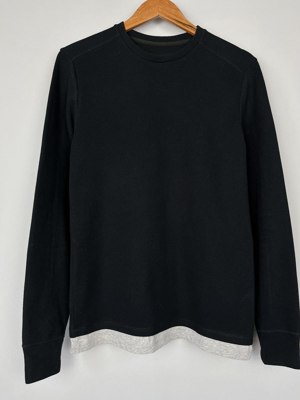 Allsaints Allsaints Luge LS Crew Polyester & Cotton Long Sleeve Tee Size US S / EU 44-46 / 1 - 4 Thumbnail