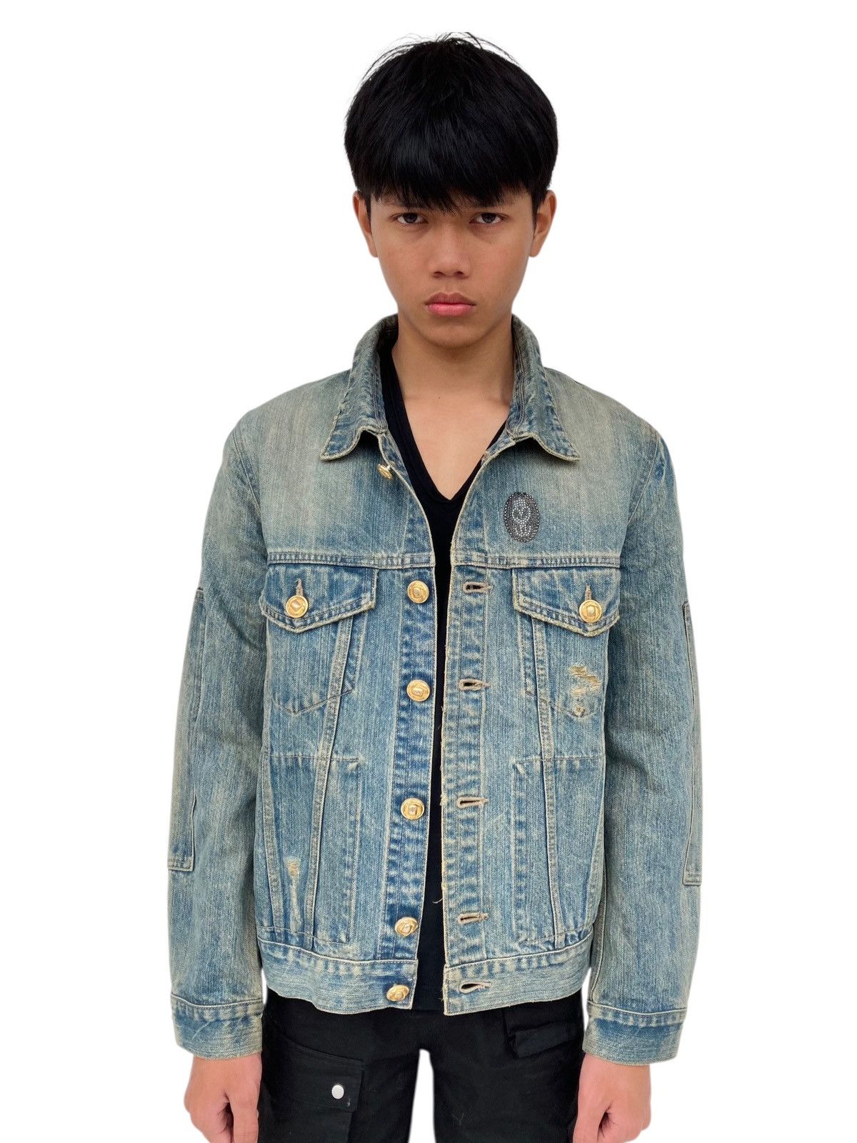 If Six Was Nine 2004 Ossa Mondo - Poseidon Type B1 Mud Wash Denim Size US M / EU 48-50 / 2 - 4 Thumbnail