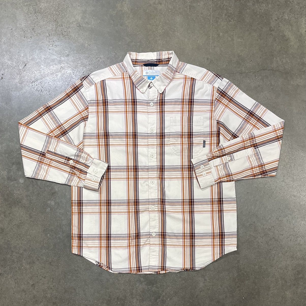 Columbia Columbia Long Sleeve Check Plaid Button Front Shirt Size US XL / EU 56 / 4 - 1 Thumbnail