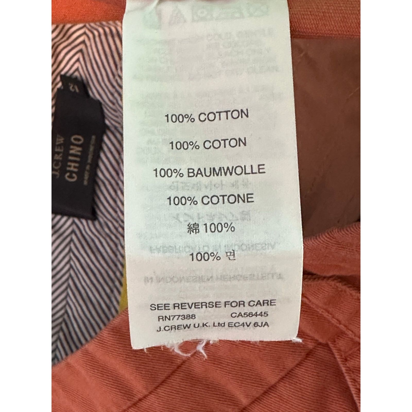J.Crew J. Crew melon chino shorts size 12 Size 34" / US 12 / IT 48 - 4 Thumbnail