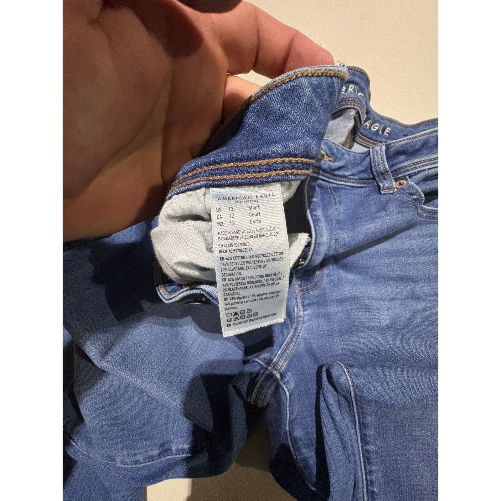 American Eagle Outfitters American Eagle Stretch Flare Jeans Women’s 12 Short Size 34" / US 12 / IT 48 - 5 Thumbnail