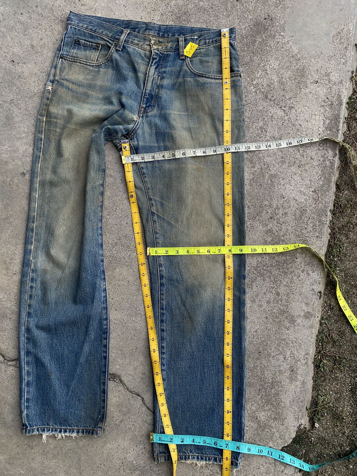 Japanese Brand Vintage Top velu loose cut denim Size US 33 - 3 Thumbnail