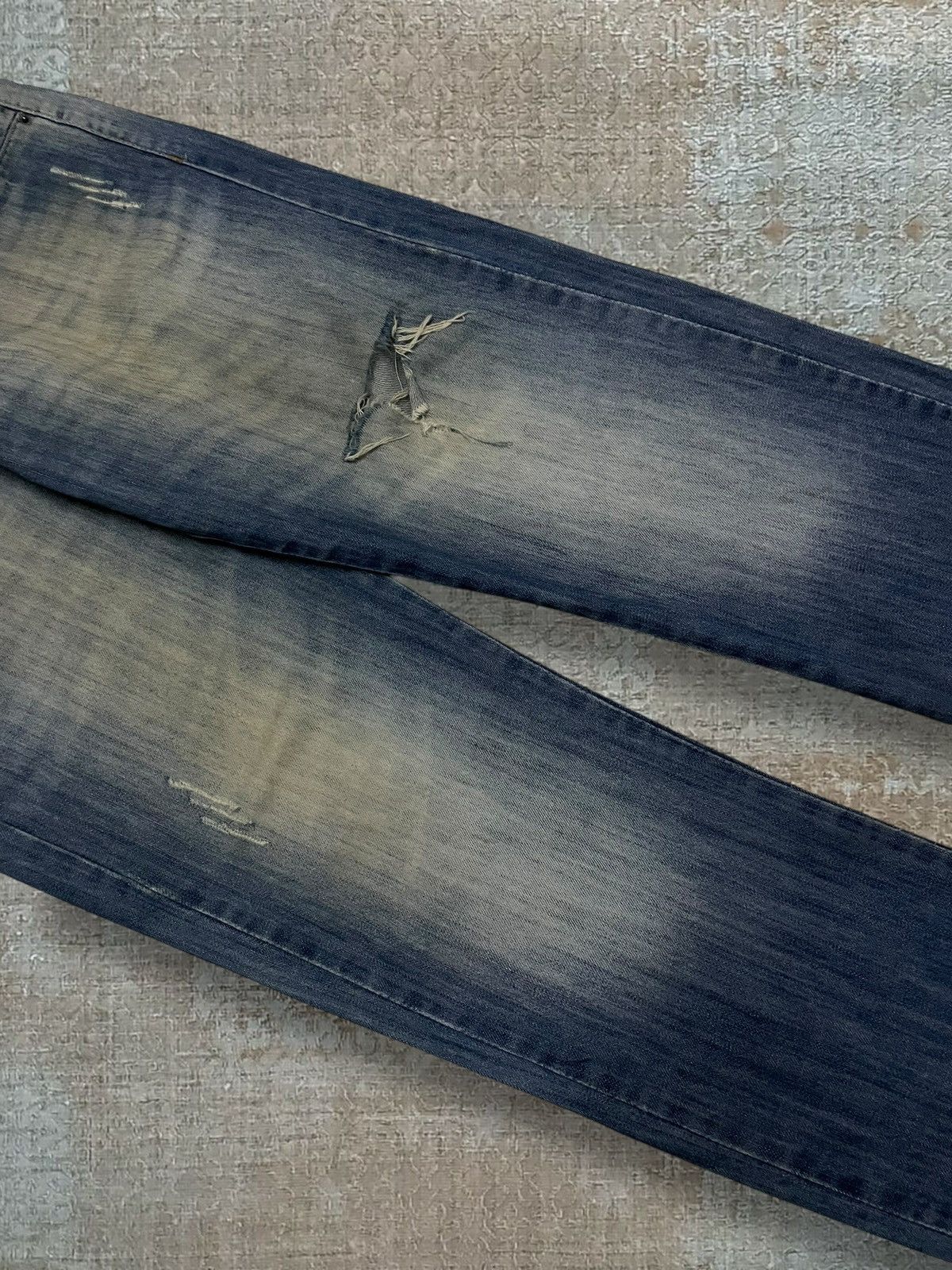 Japanese Brand Vintage 1990s Designer Republica Distressed Mudwash Denim Size US 31 - 6 Thumbnail