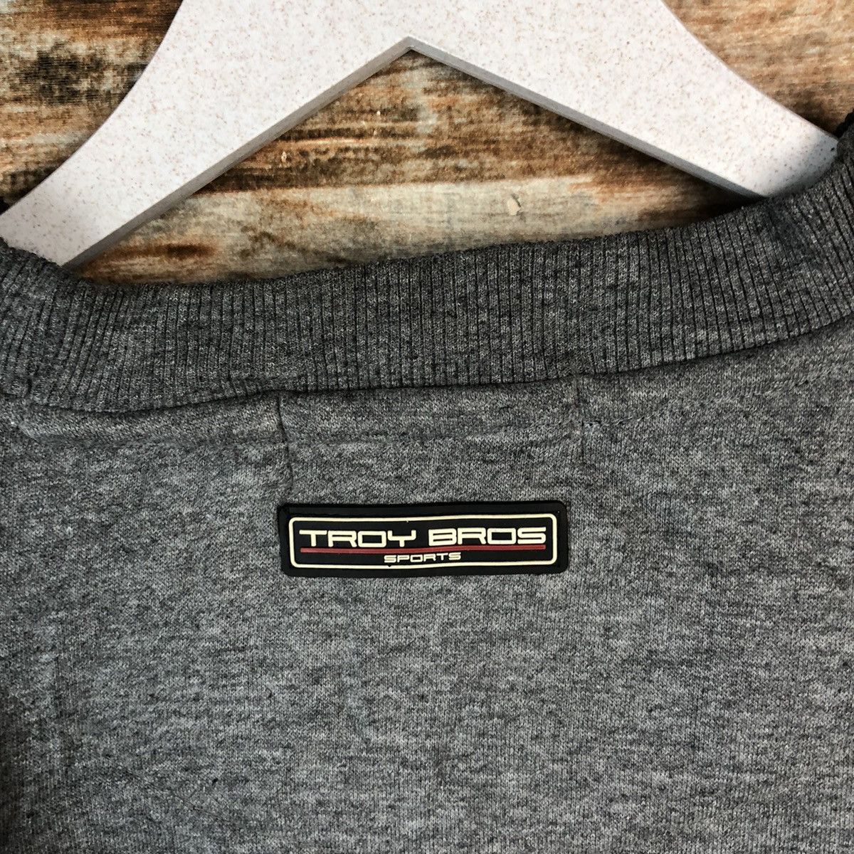 Japanese Brand × Vintage Troy Bros vintage Grey Sweatshirt #A2020 Size US M / EU 48-50 / 2 - 17 Thumbnail