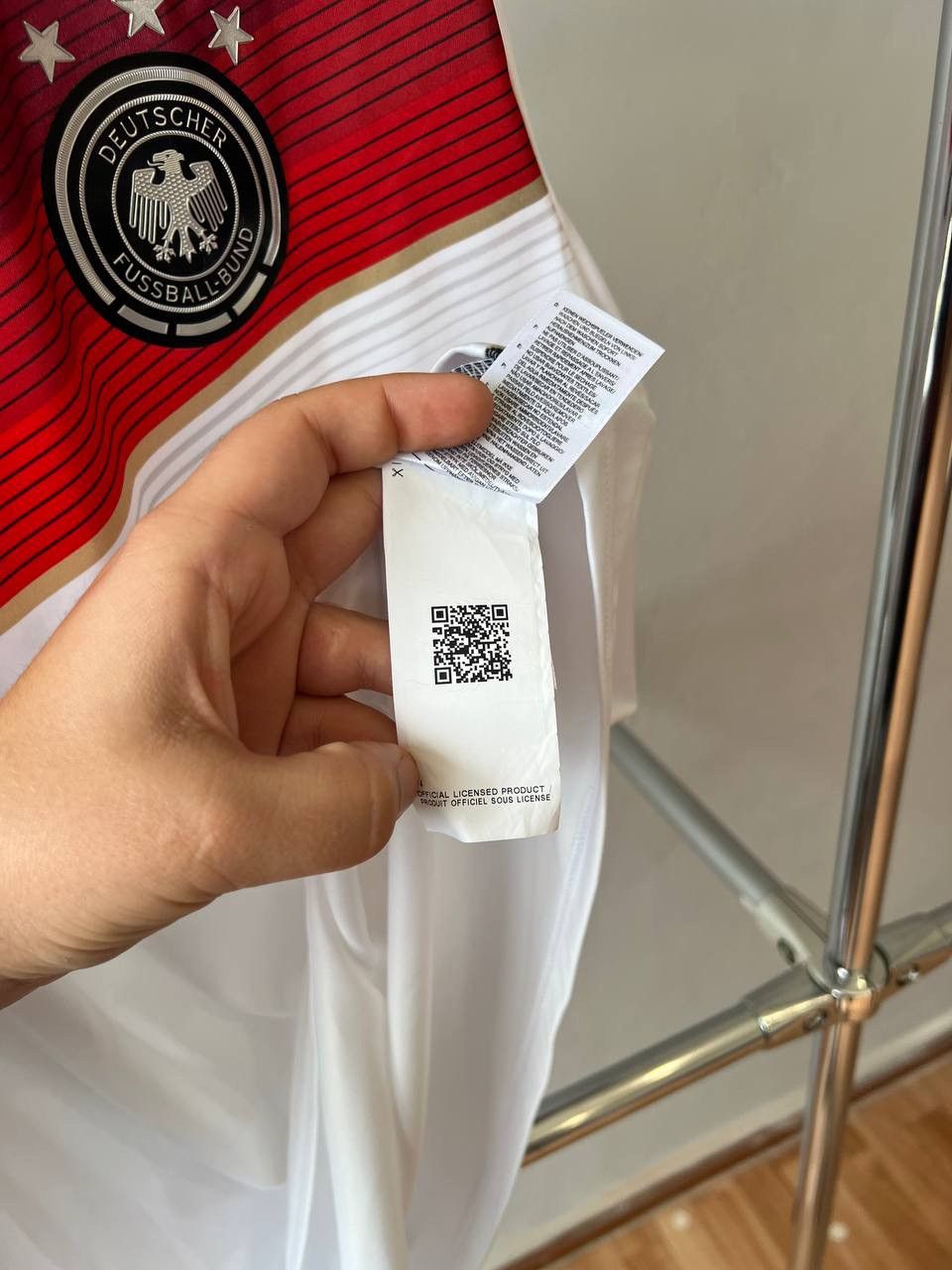 Adidas 2014/15 GERMANY TEAM ADIDAS SOCCER JERSEY FOOTBALL SHIRT 2XL Size US XXL / EU 58 / 5 - 9 Thumbnail
