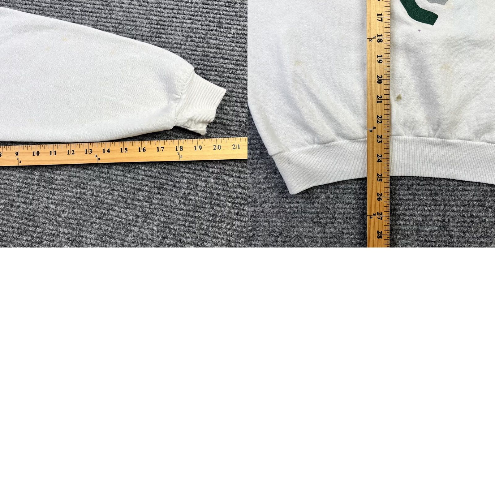 Jerzees VINTAGE Jerzees Sweatshirt Crewneck 90s Graphic Grunge Cheerleader Mom L White Womens Size L / US 10 / IT 46 - 9 Thumbnail