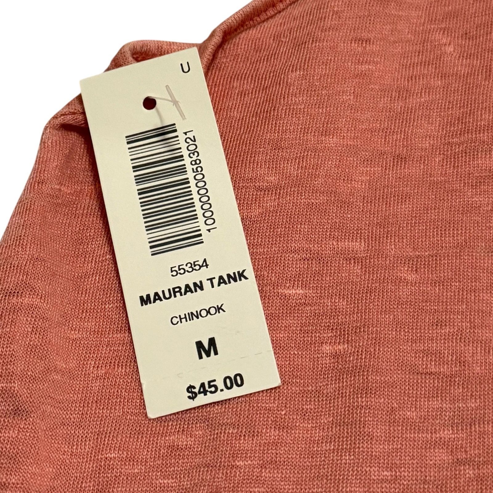 Aritzia Aritzia Wilfred Mauran Tank Top 100% Linen Coral Pink Medium Size M / US 6-8 / IT 42-44 - 5 Thumbnail