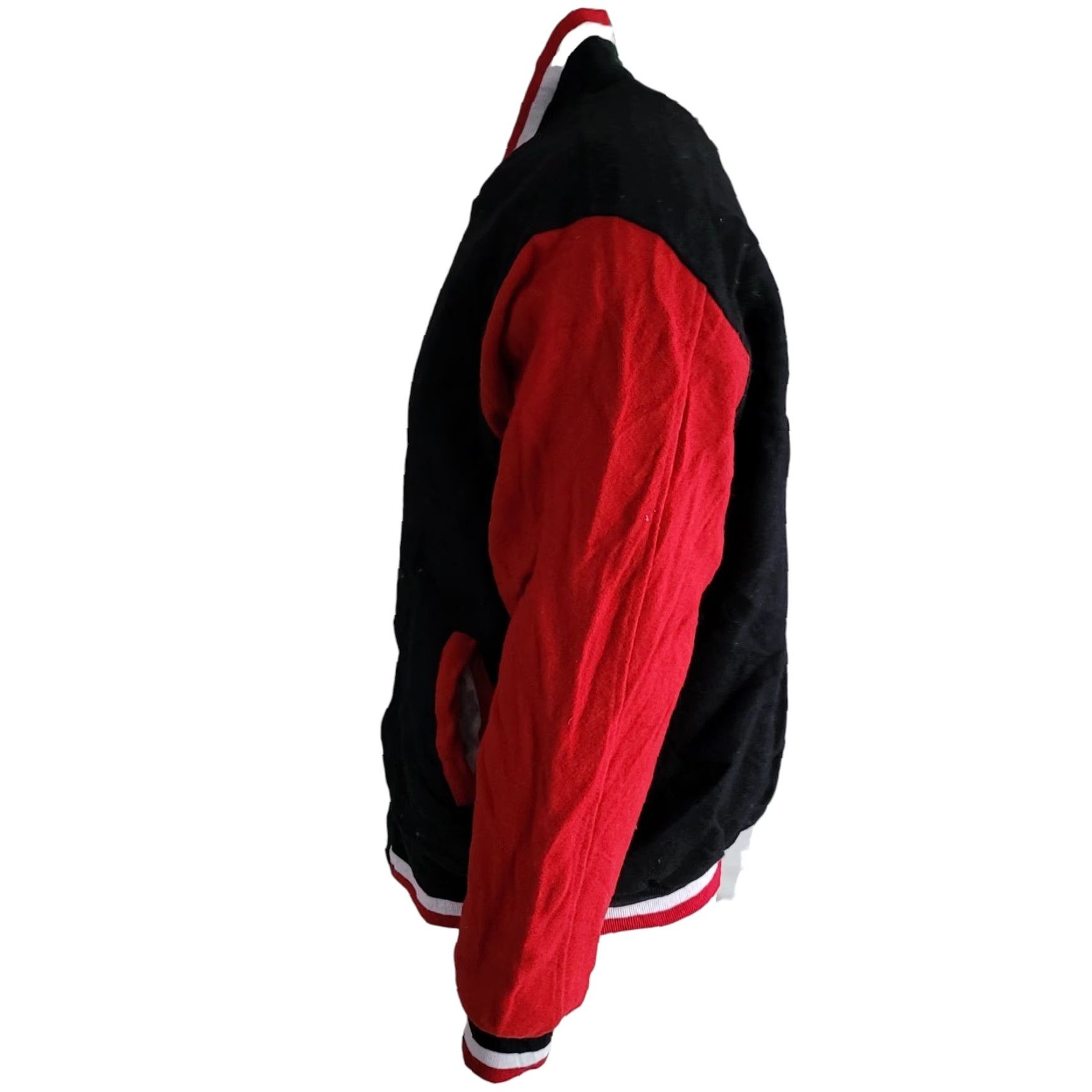 Vintage VINTAGE Coca Cola Auburn Sportswear Fleece Lined Bomber Knit Jacket Wool Mens XL Black Size US XL / EU 56 / 4 - 3 Thumbnail