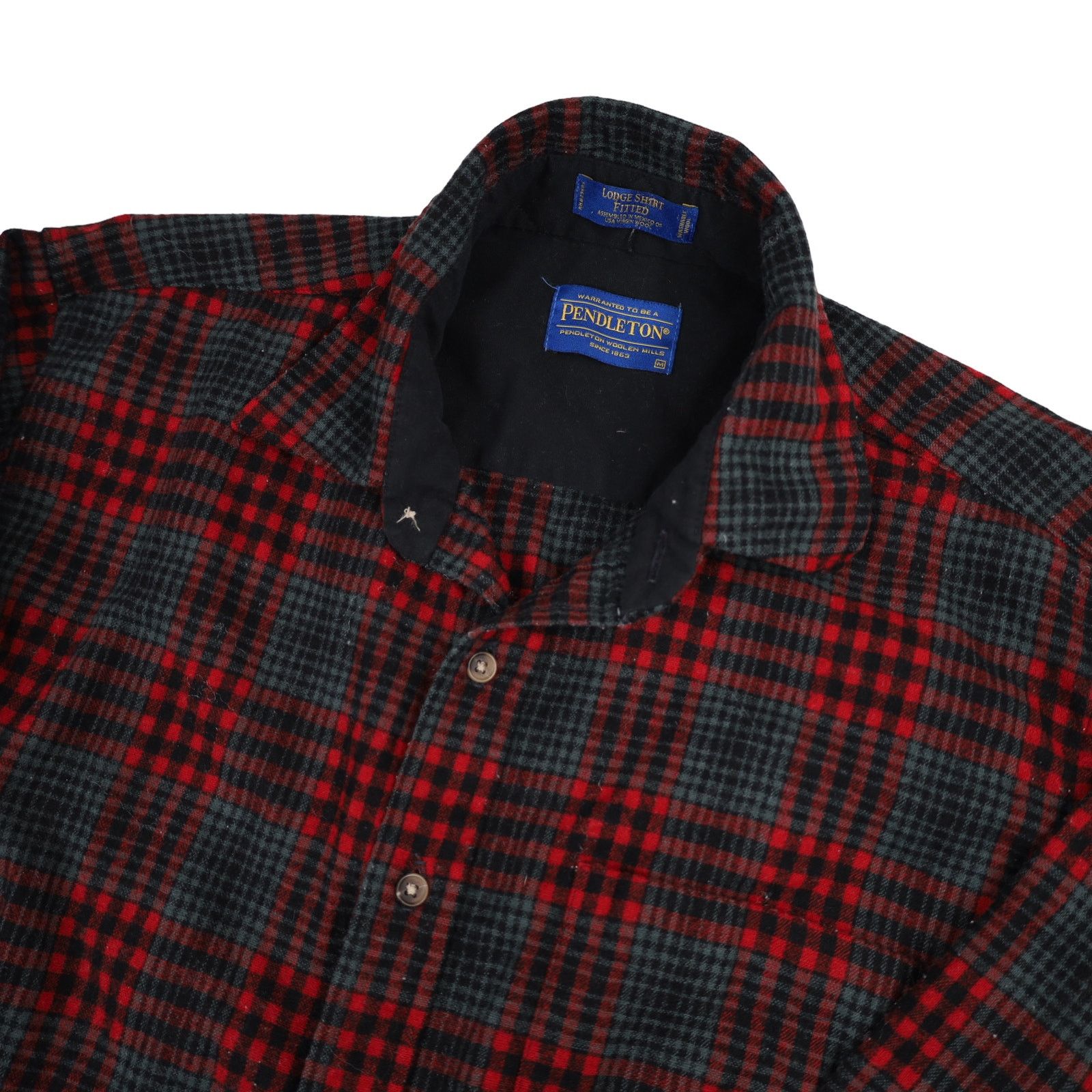 Pendleton × Vintage Pendleton %100 Wool Lodge Shirt Size US M / EU 48-50 / 2 - 2 Thumbnail