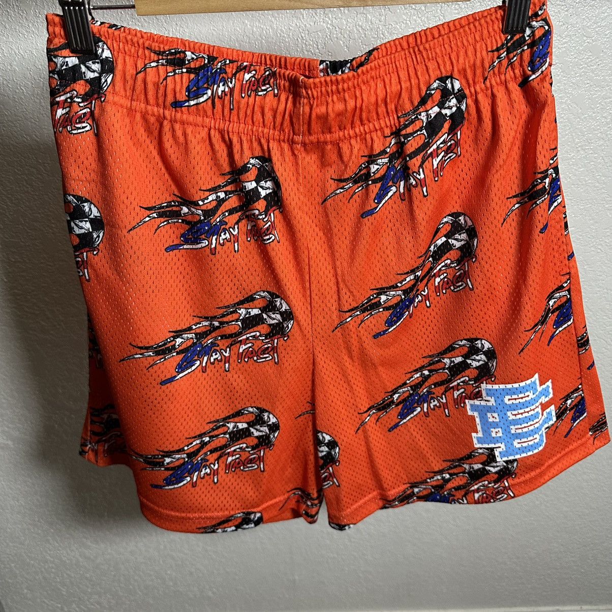 Eric Emanuel Eric Emanuel X Matty Boy short orange blue size M Size US 30 / EU 46 - 1 Thumbnail