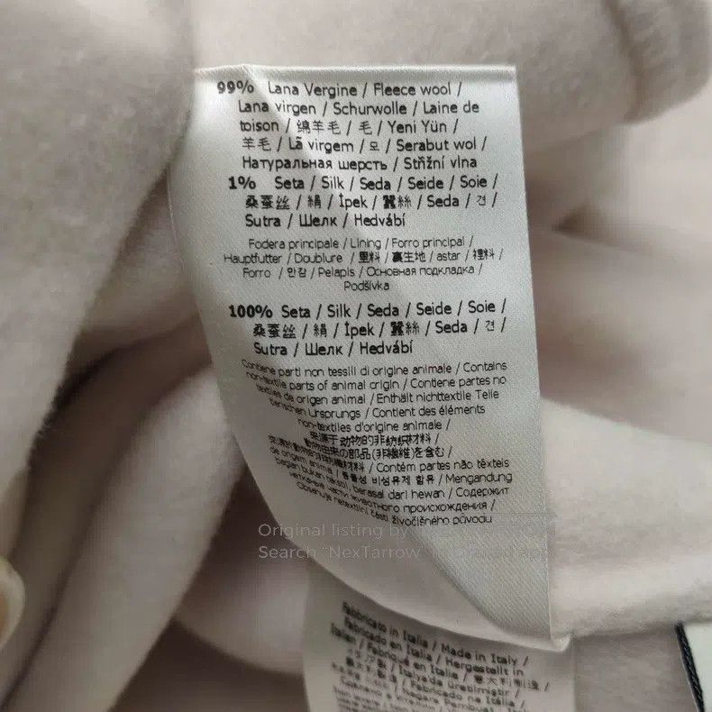 Fendi Fendi Wool and blended solid double-breasted lapel coat Size XXS / US 00 / IT 34 - 9 Thumbnail