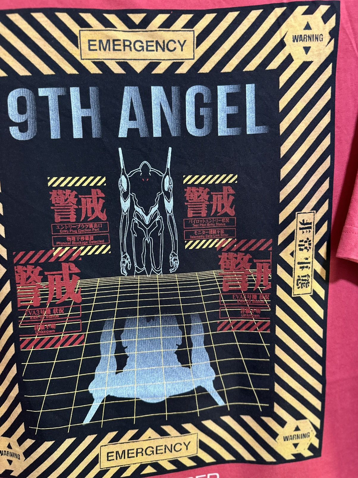 Anime Vintage Neon Genesis Evangelion Faded Tee Size US M / EU 48-50 / 2 - 9 Thumbnail