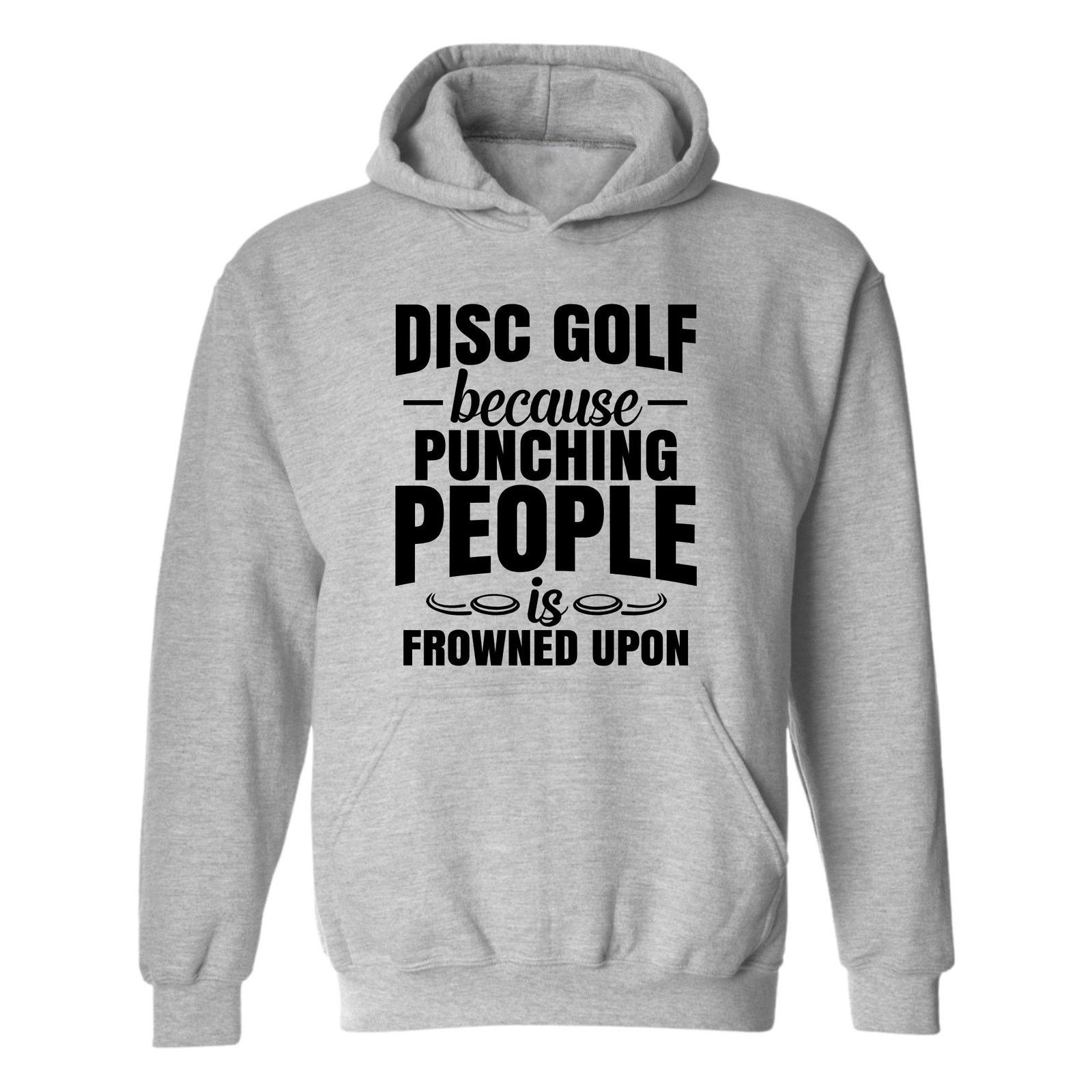 Other Disc Golf Funny Hoodie Punching People Frowned Upon Size US L / EU 52-54 / 3 - 2 Thumbnail