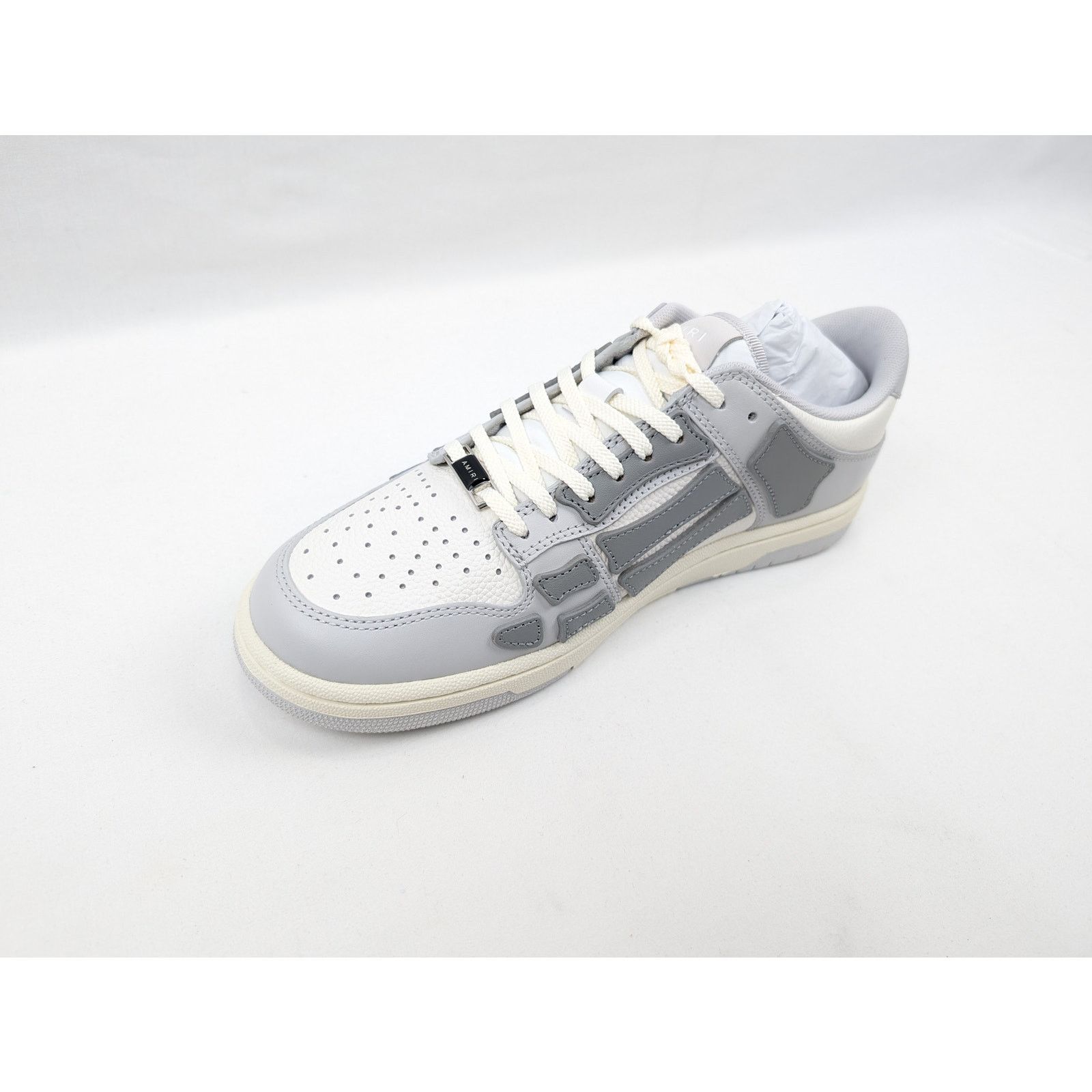 Amiri o1rshd1 Skeleton Low Top Sneakers in Grey Size US 12 / EU 45 - 9 Thumbnail
