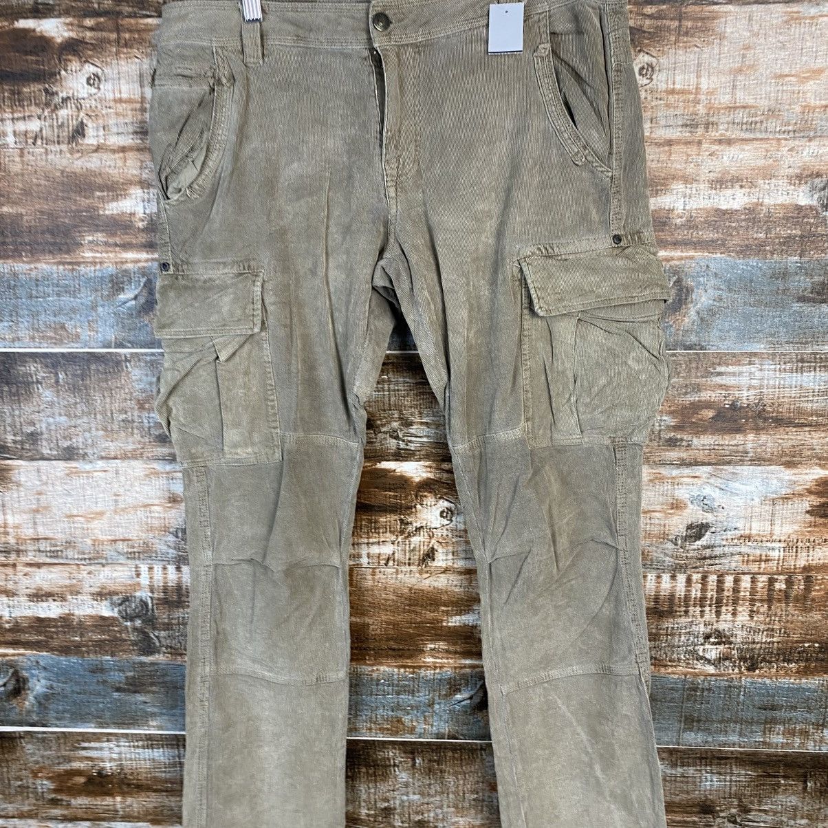 Jimmy Taverniti DL Jimmy Taverniti Beige Cargo Multipocket Pants #C1220 Size US 31 - 5 Thumbnail