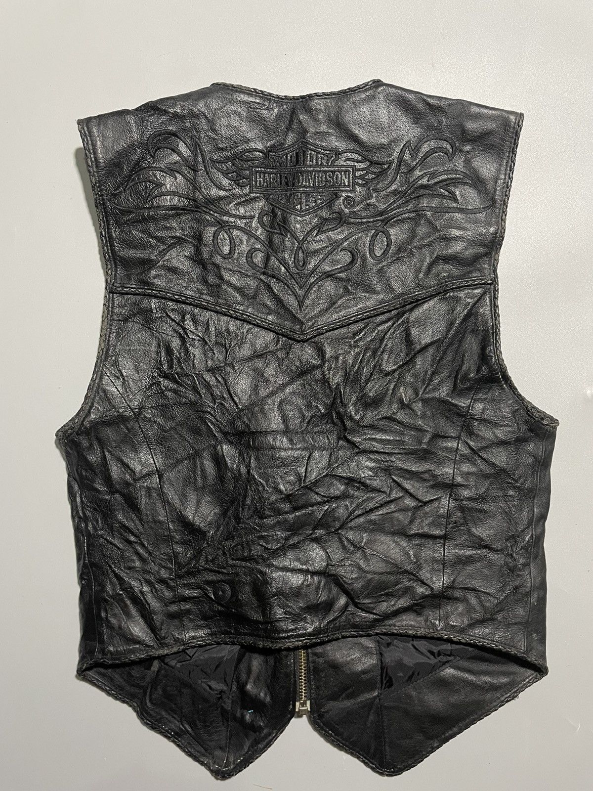 Harley Davidson Genuine Leather Harley Davidson Vest Size XS / US 0-2 / IT 36-38 - 9 Thumbnail