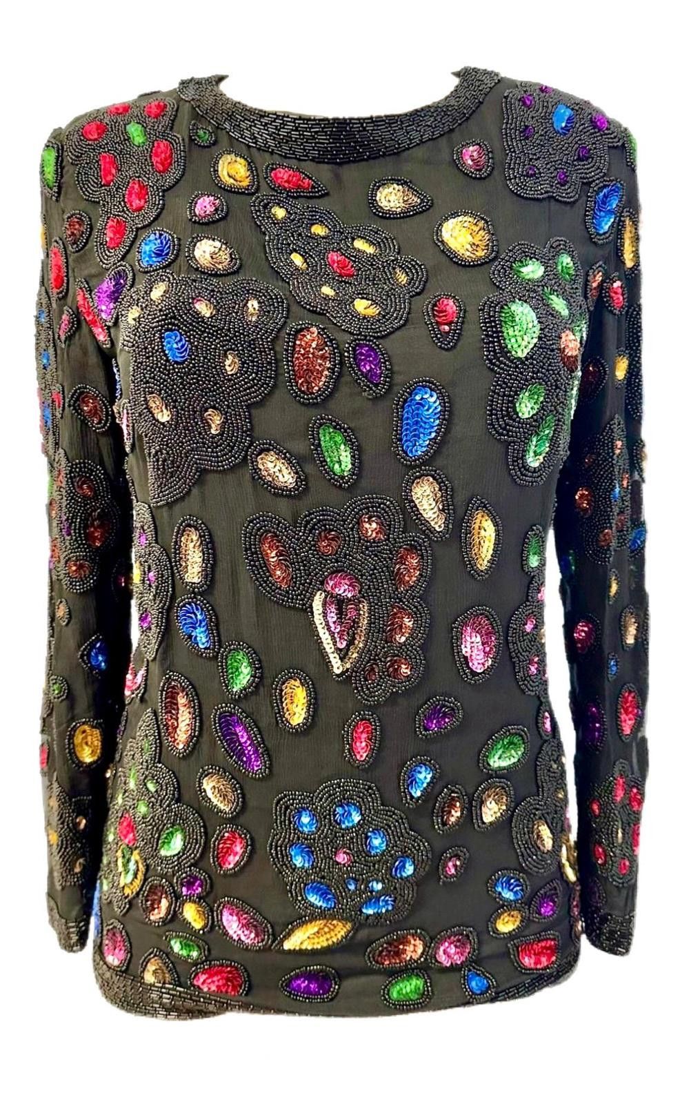 Other Sequin Top Black Multi size 6 Size M / US 6-8 / IT 42-44 - 1 Thumbnail