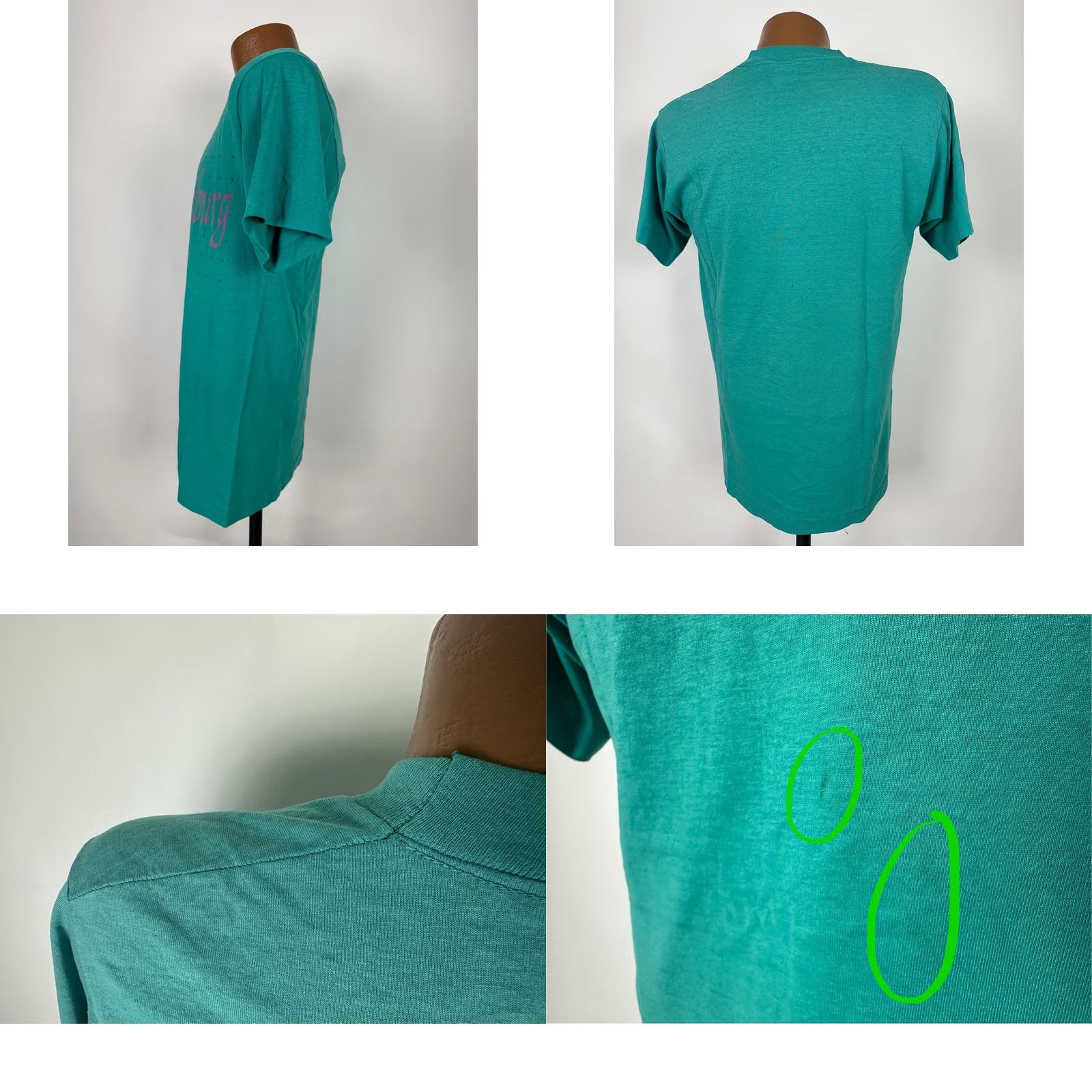 Fruit Of The Loom VINTAGE Gatlinburg T-Shirt M Fruit of the Loom Unisex Adults Cotton Polyester Teal Green 90s 90s Shirt Casual Hipster Grunge Size US M / EU 48-50 / 2 - 8 Thumbnail