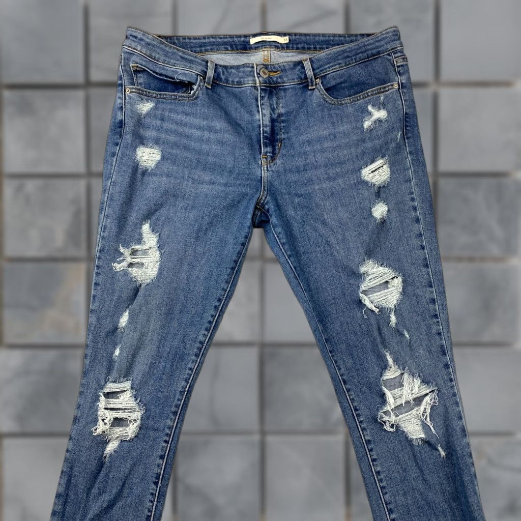 Levi's VINTAGE Levi's 711 Denim Jeans Womens Skinny 36 XS? Size 25" / US 0 / IT 36 - 1 Thumbnail